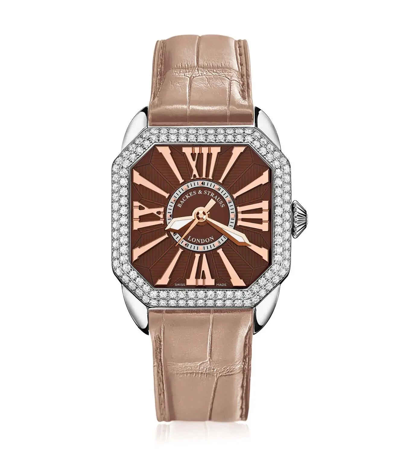 Backes & Strauss Berkeley 33 SP — Brown / Rose Roman