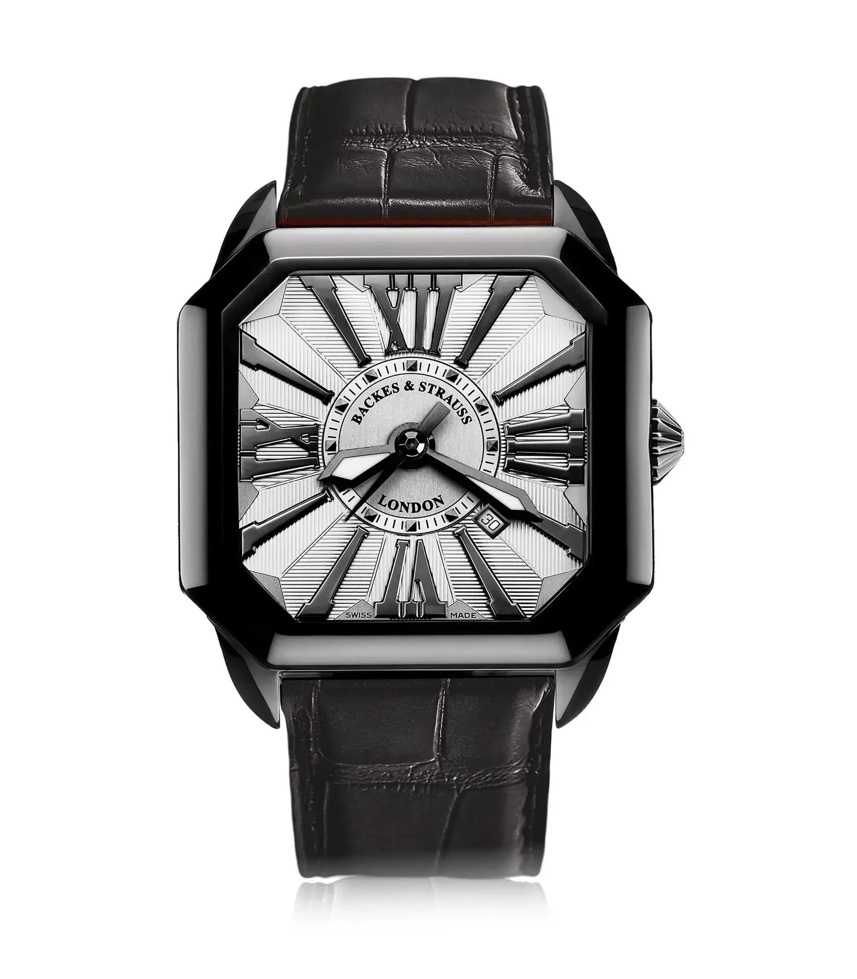 Berkeley automatic watch combining modern luxury design with classic white dial.webp.webp