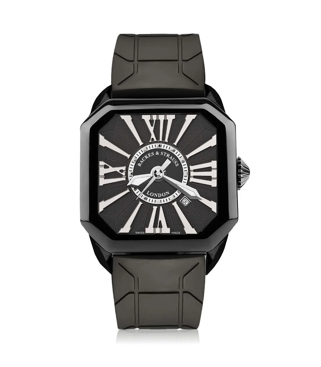 Backes & Strauss Berkeley 40 BK — Black / White Roman
