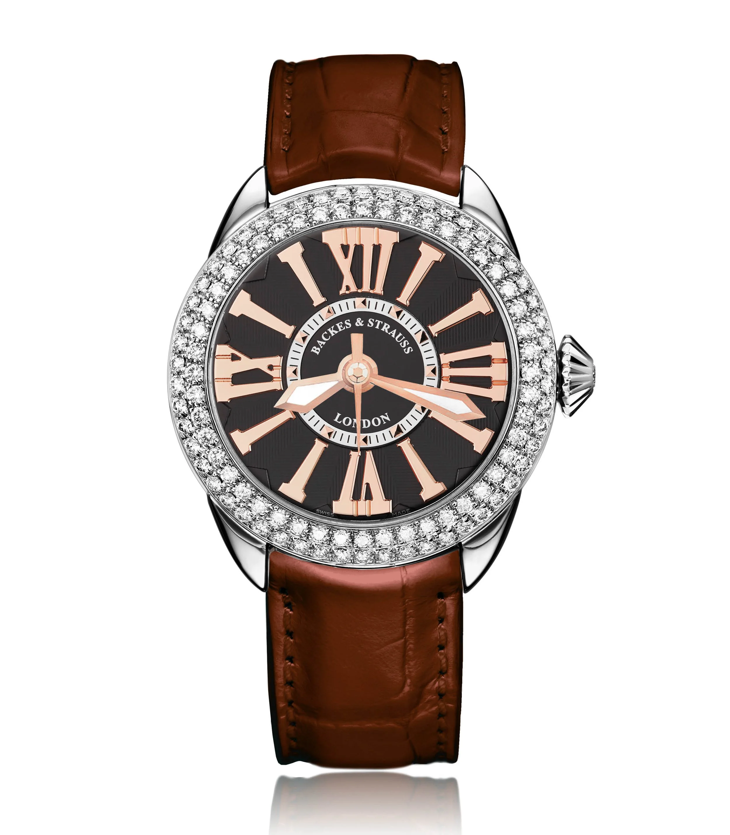 Backes & Strauss Piccadilly 37 SP — Black / Rose Roman