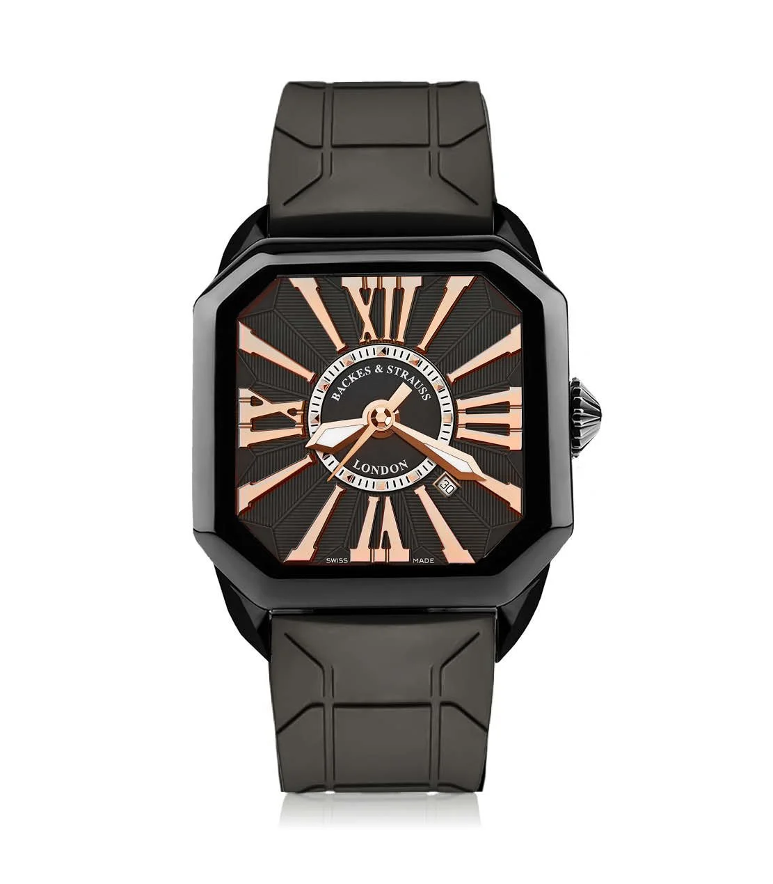 Backes & Strauss Berkeley 40 BK — Black / Rose Roman