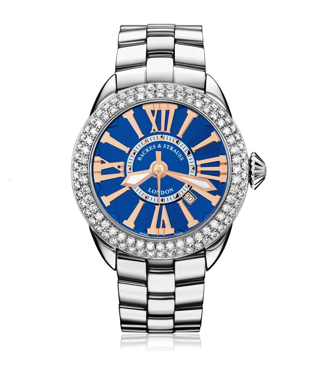 Backes & Strauss Piccadilly 40 SP SS — Blue / Rose Roman
