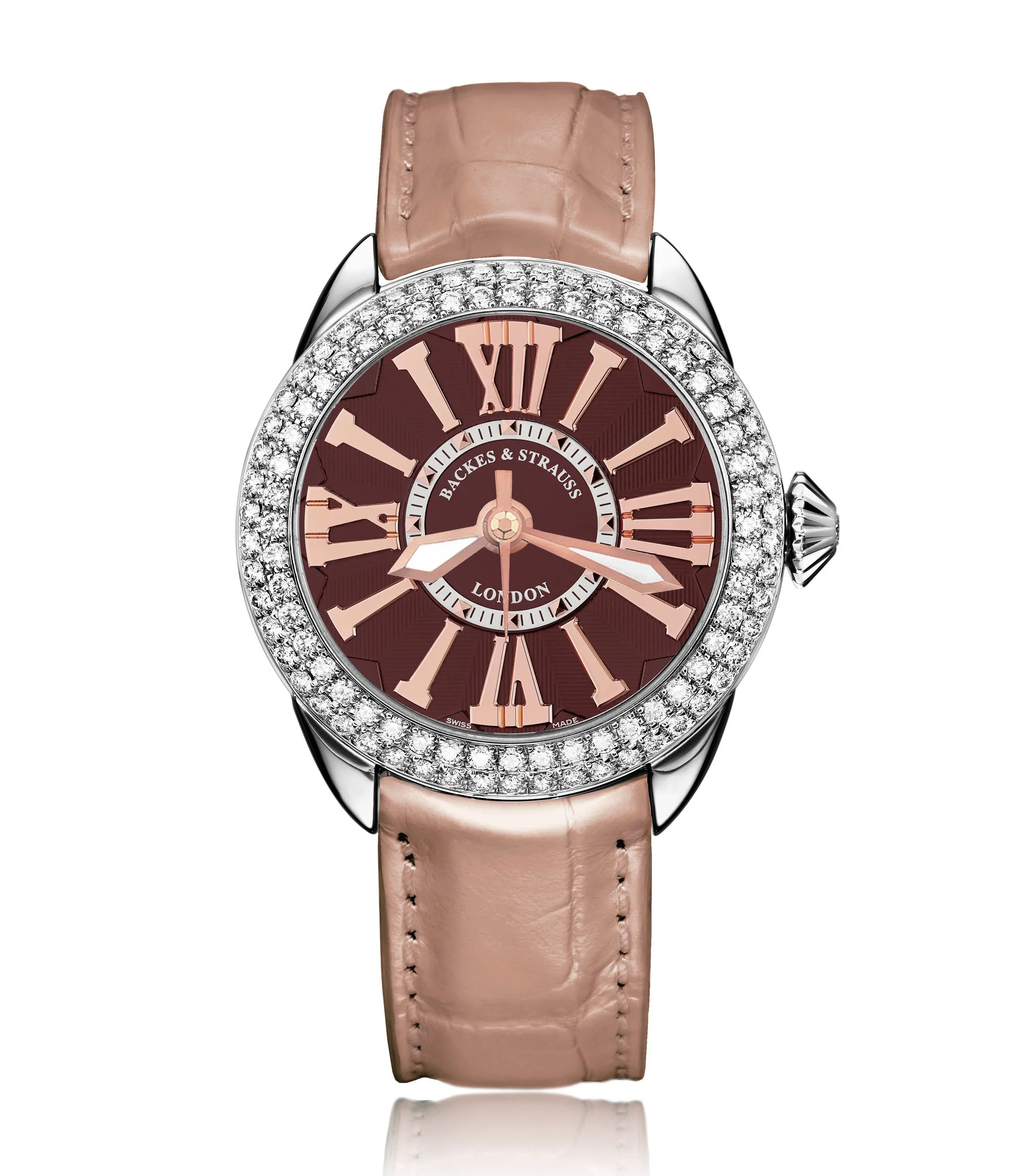 Backes & Strauss Piccadilly 37 SP — Brown / Rose Roman