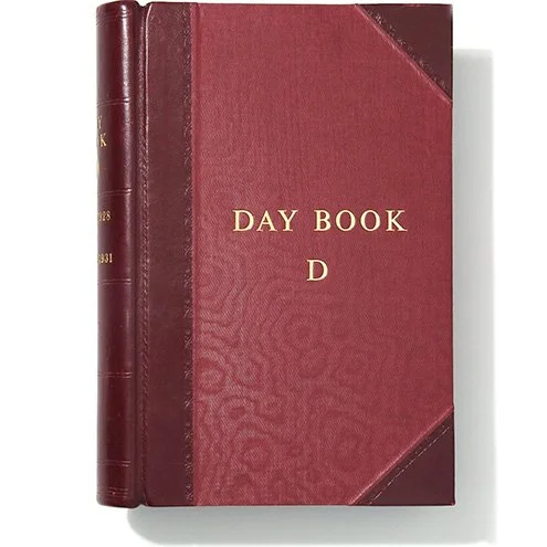 Backes & Strauss daybook with diamond records documenting historic luxury diamond trading