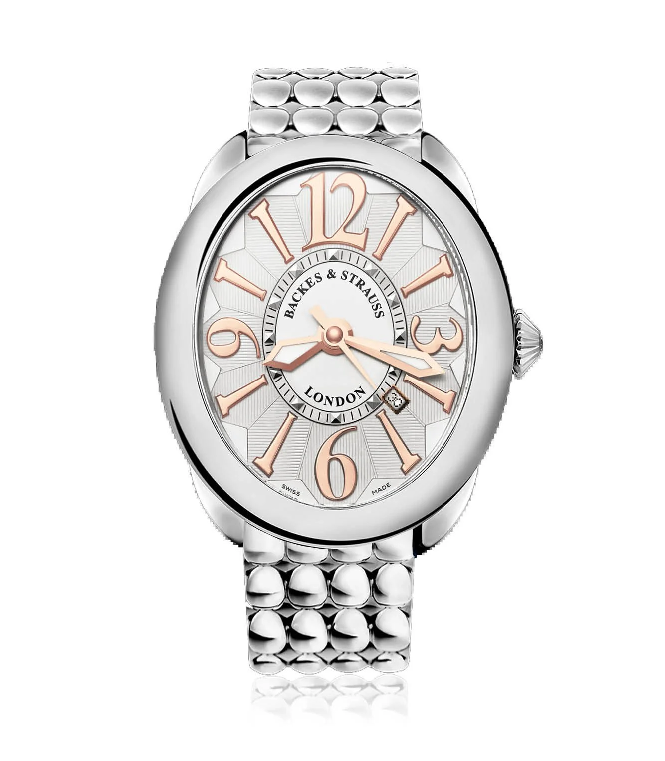 Regent 4047 elegant men’s timepiece with stainless steel bracelet and signature stamped dial.jpg
