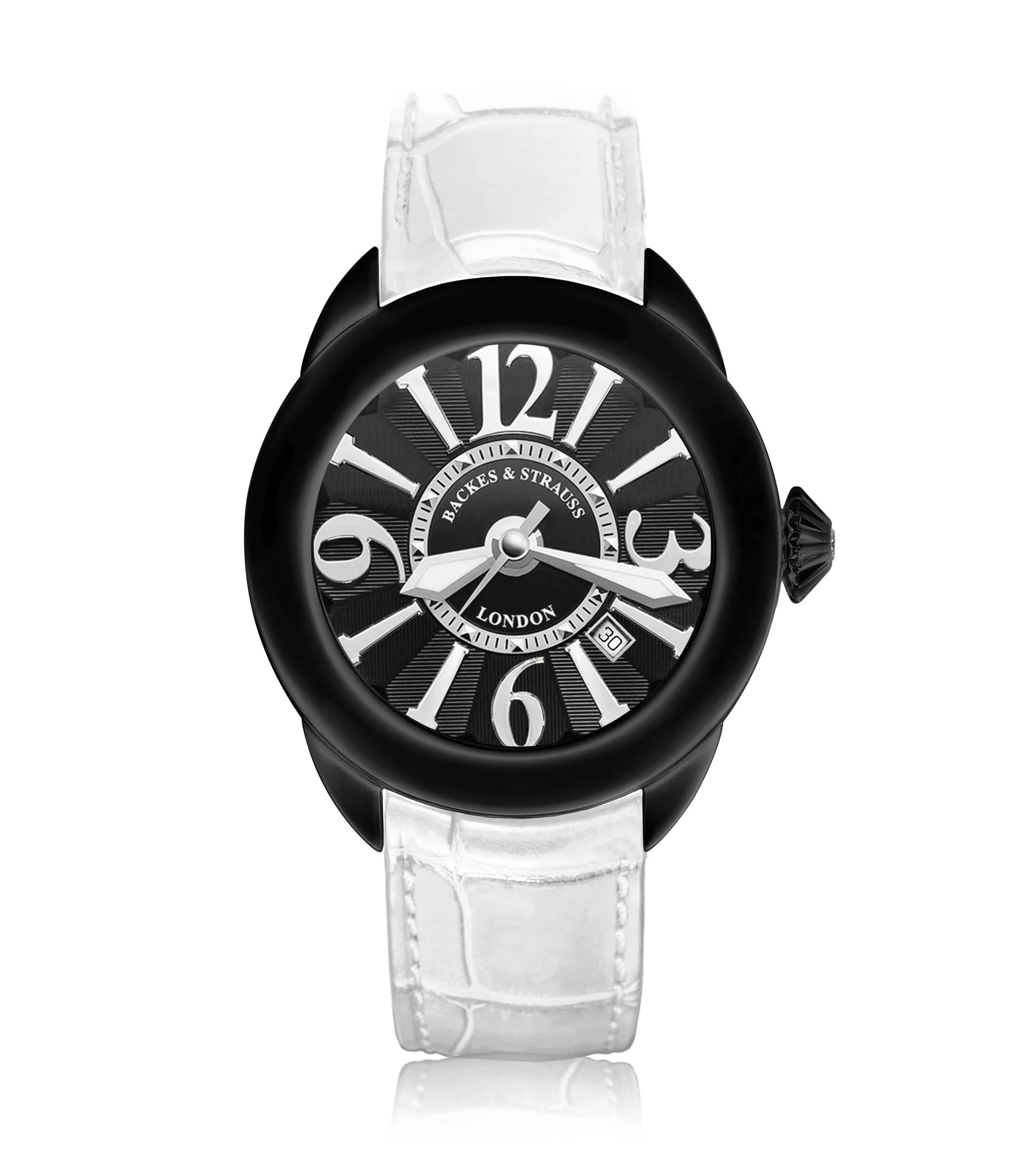 Backes & Strauss Piccadilly 40 BK — Black / White Arabic