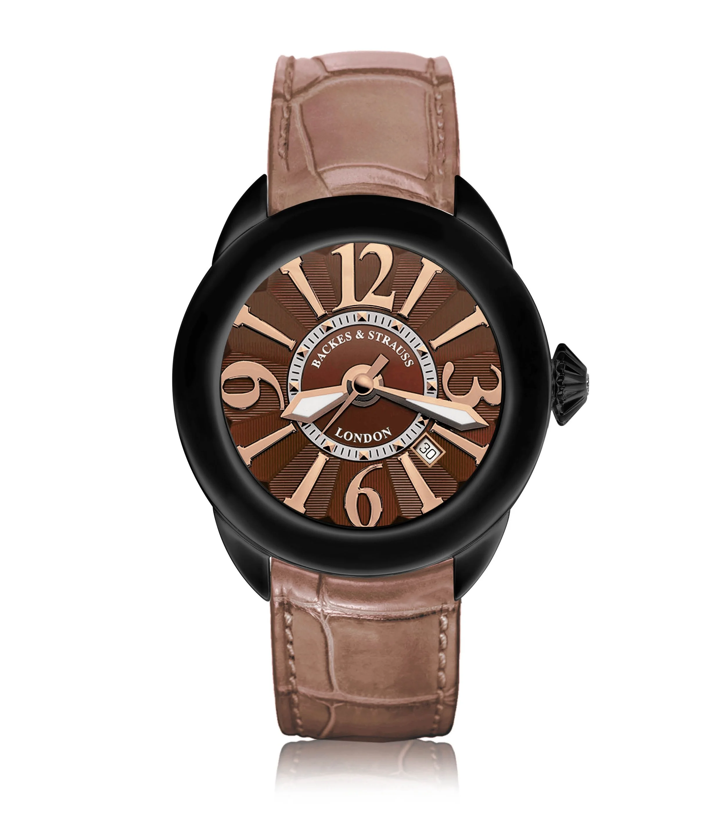 Backes & Strauss Piccadilly 40 BK — Brown / Rose Arabic