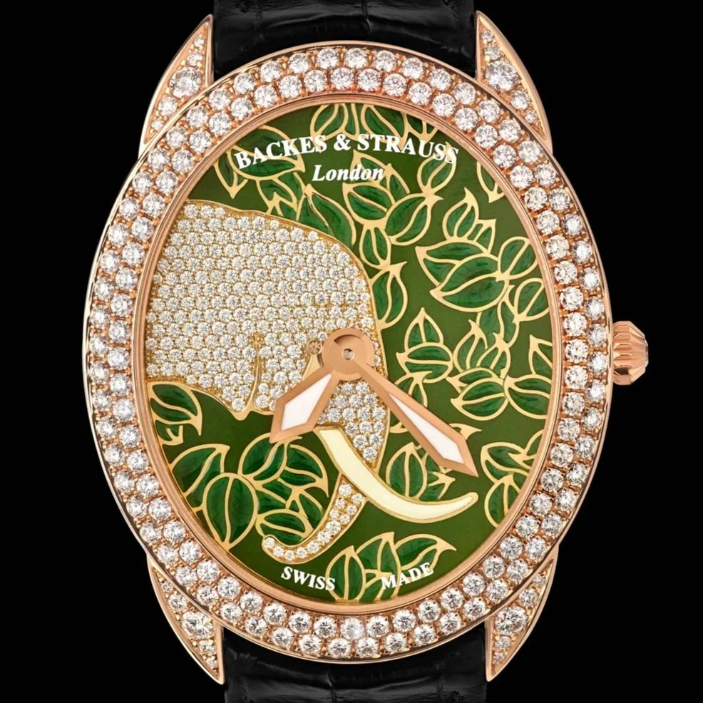 Tears of the African Elephant rose gold watch
