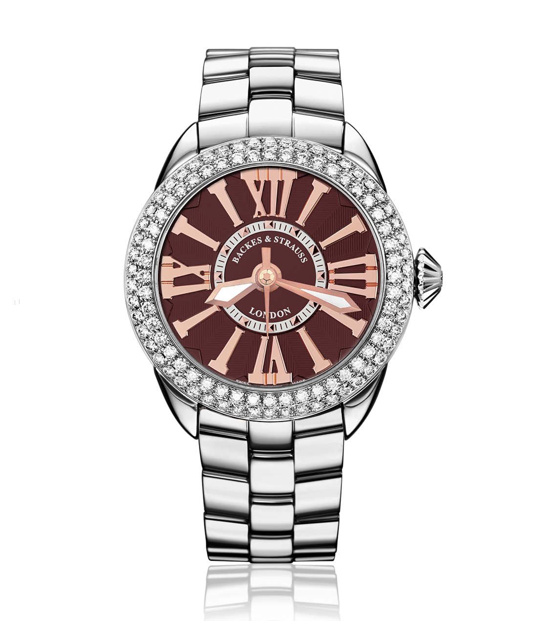 Backes & Strauss Piccadilly 37 SP SS — Brown / Rose Roman