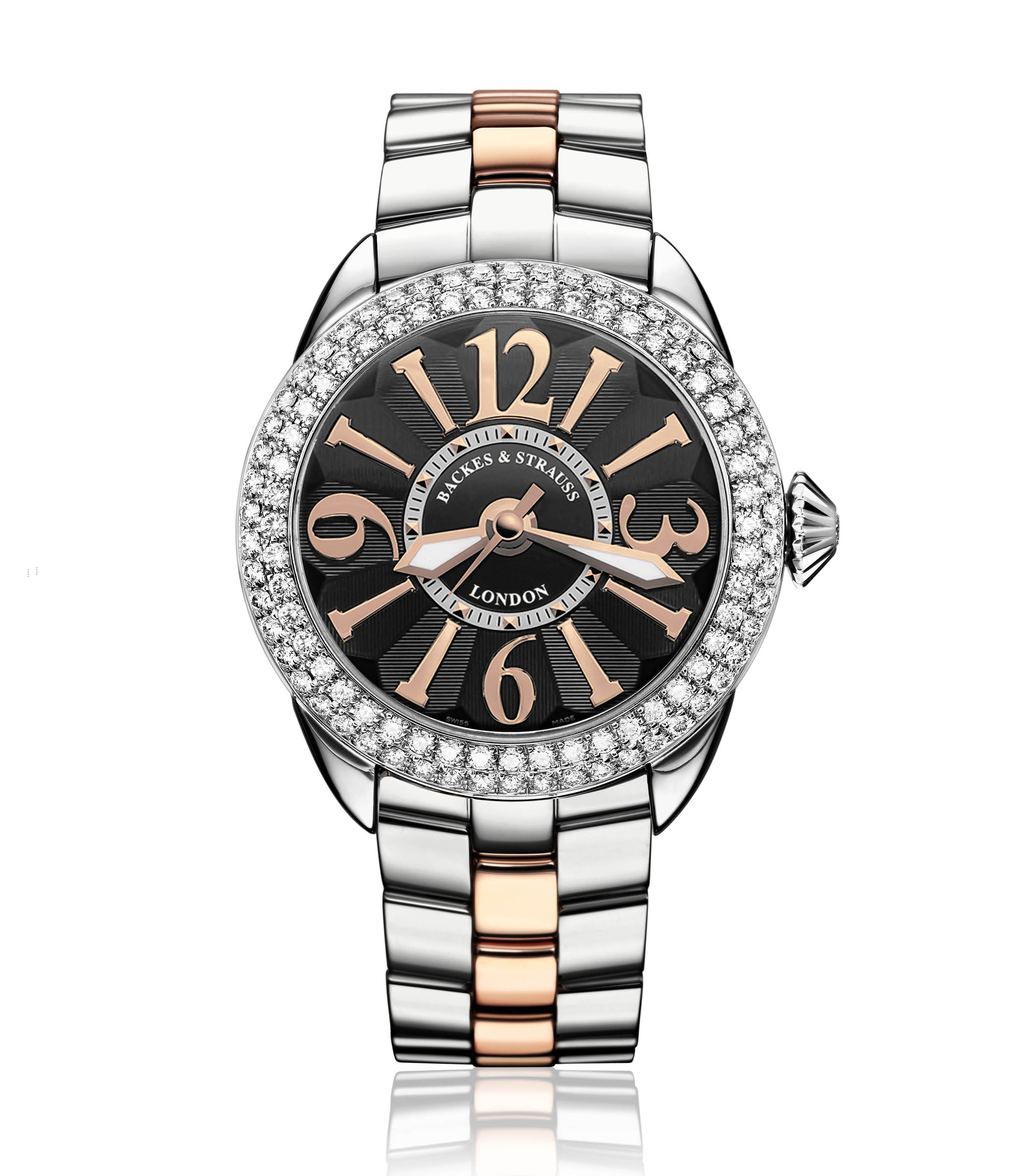 Backes & Strauss Piccadilly 37 SP BIC — Black / Rose Arabic