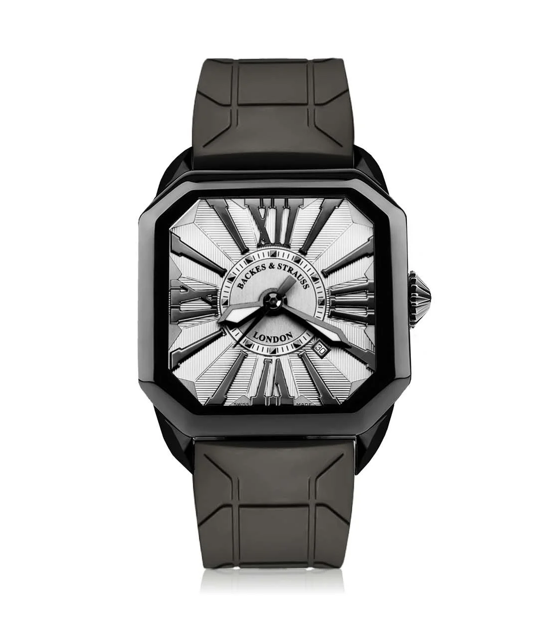 Backes & Strauss Berkeley 40 BK — White / Black Roman