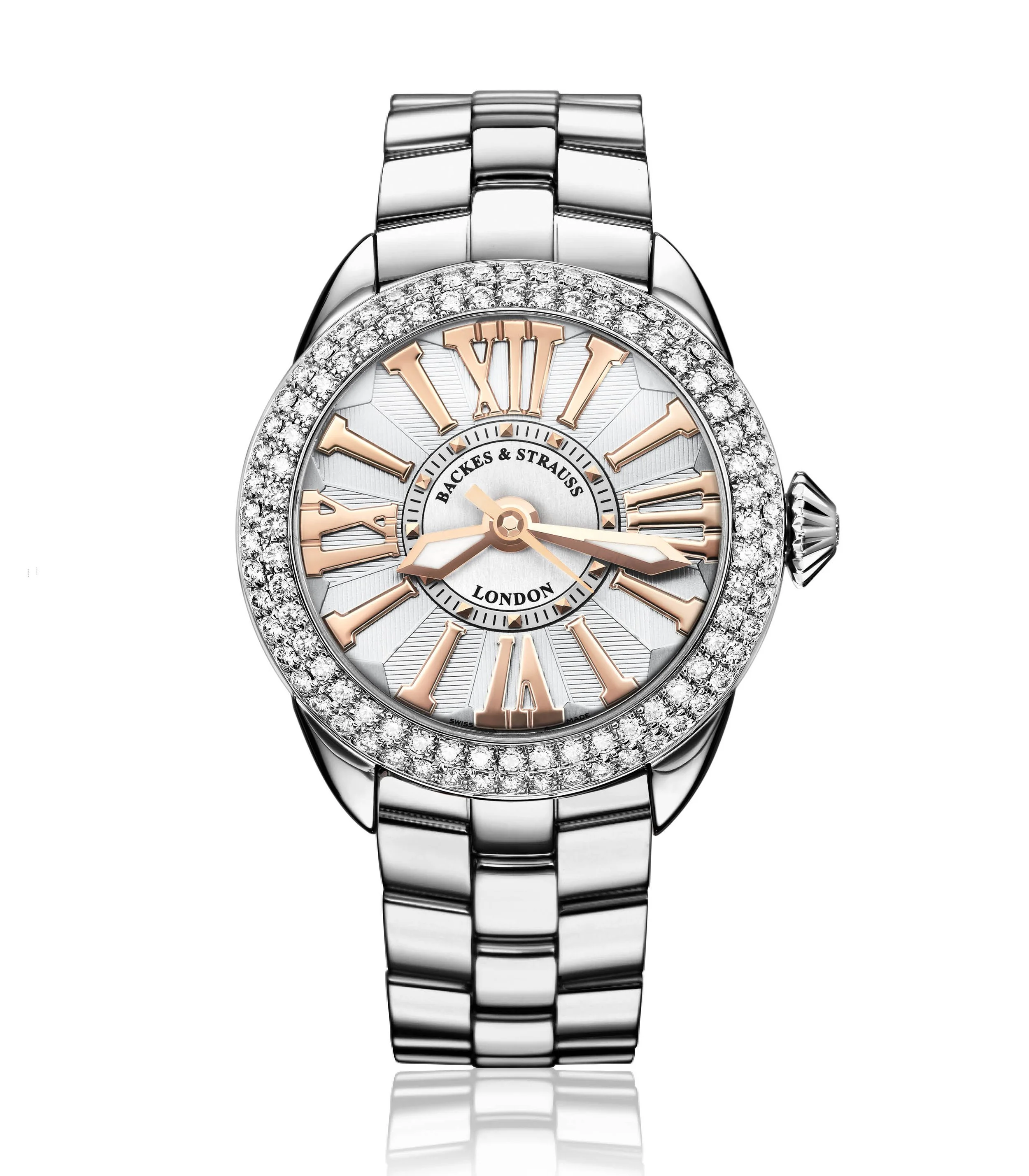 Backes & Strauss Piccadilly 37 SP SS — White / Rose Roman