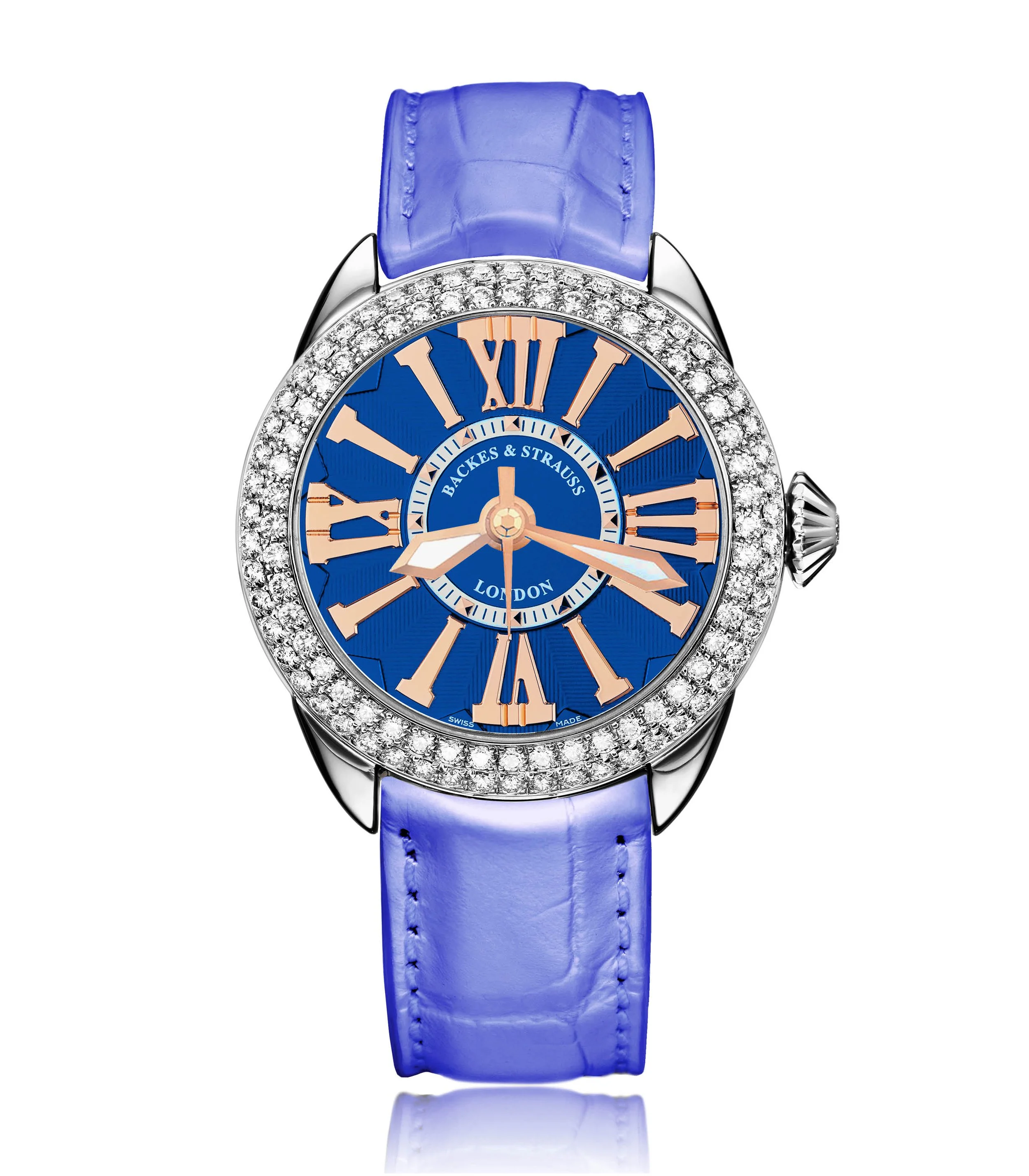 Backes & Strauss Piccadilly 37 SP — Blue / Rose Roman