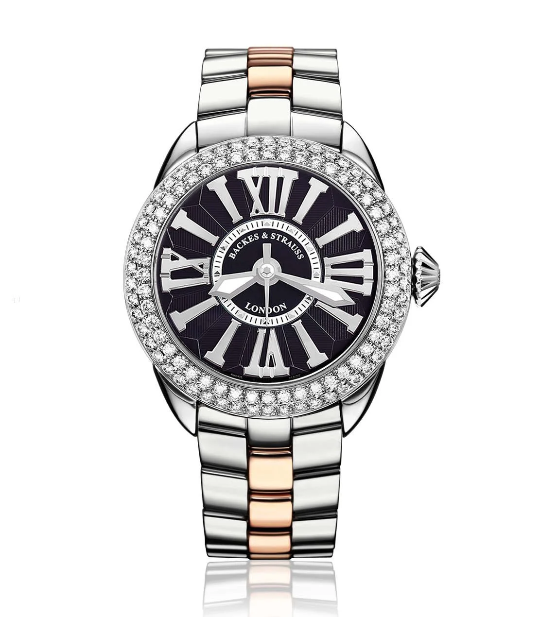 Backes & Strauss Piccadilly 37 SP BIC — Black / White Roman
