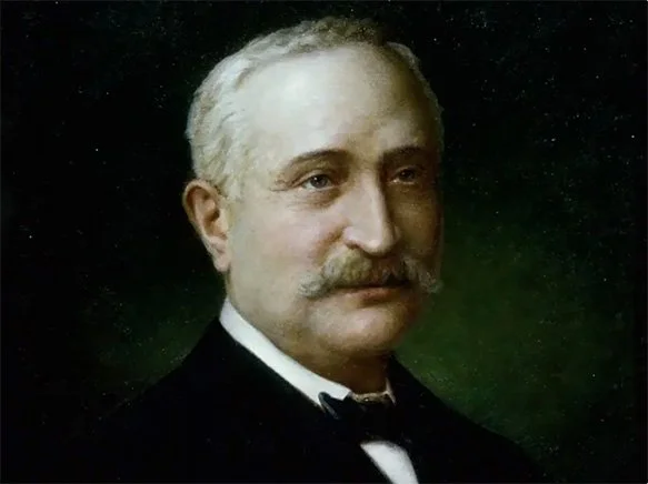 Portrait of Max Strauss joining Backes & Strauss, the world’s oldest diamond trading company, in its early years.