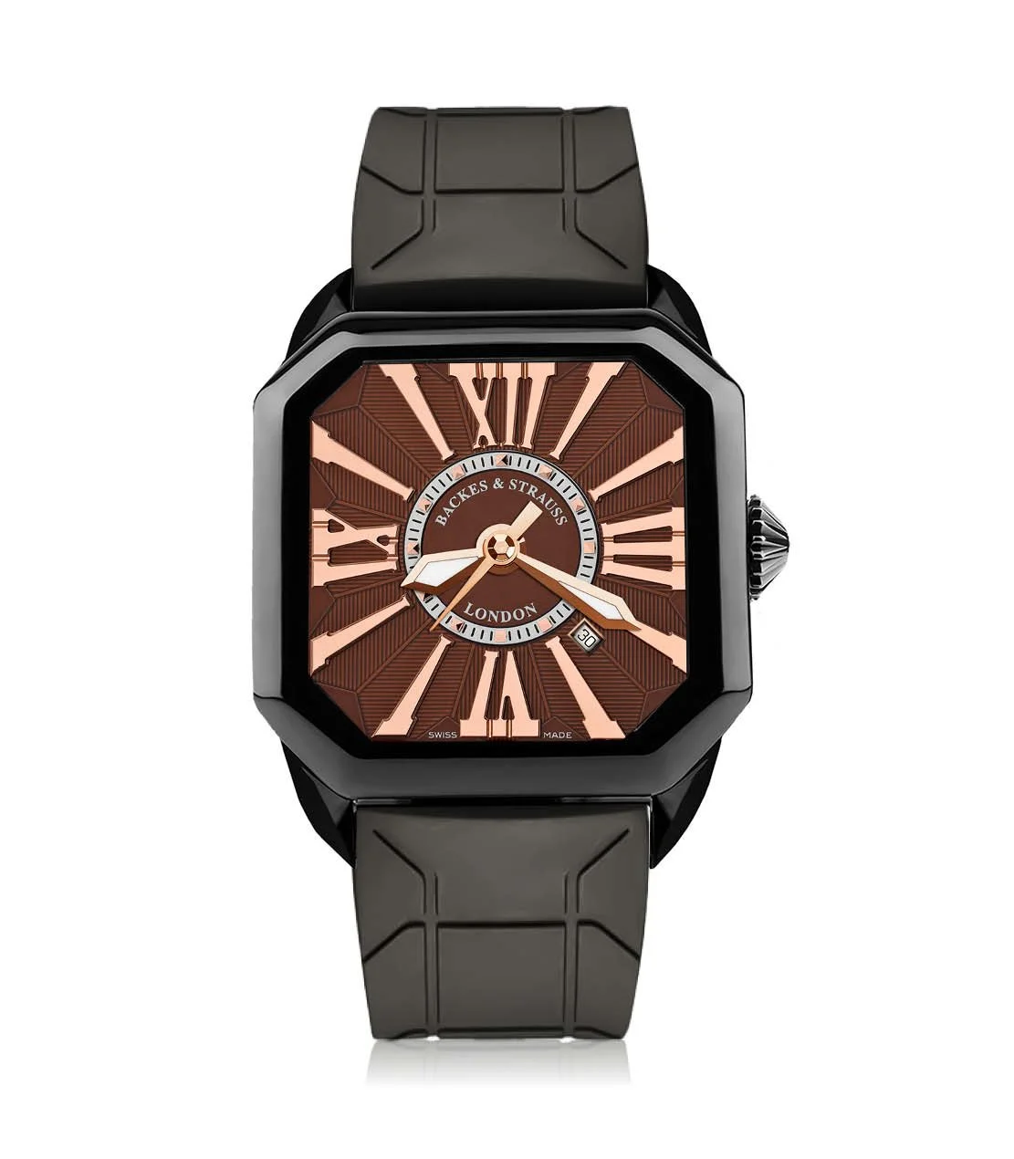 Backes & Strauss Berkeley 40 BK — Brown / Rose Roman