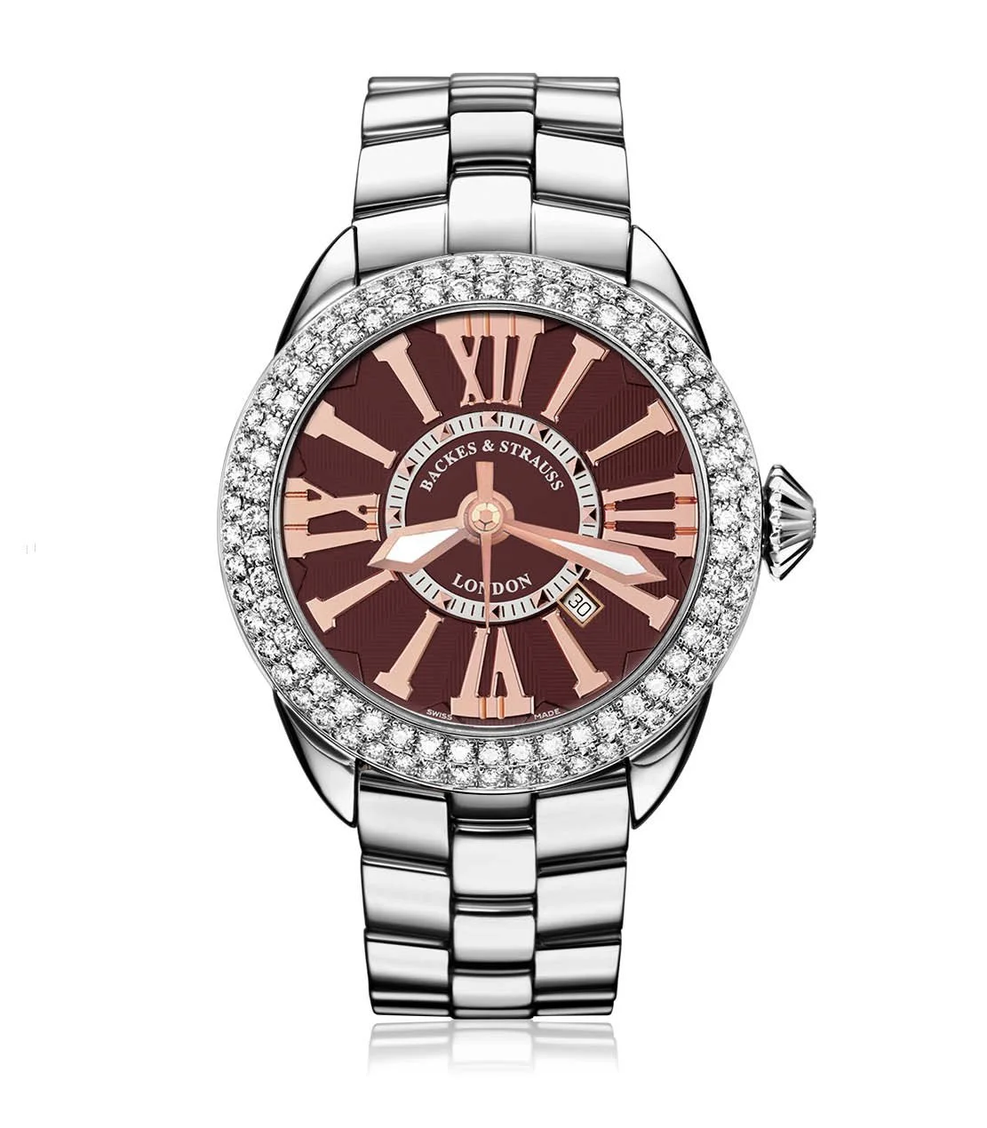 Backes & Strauss Piccadilly 40 SP SS — Brown / Rose Roman