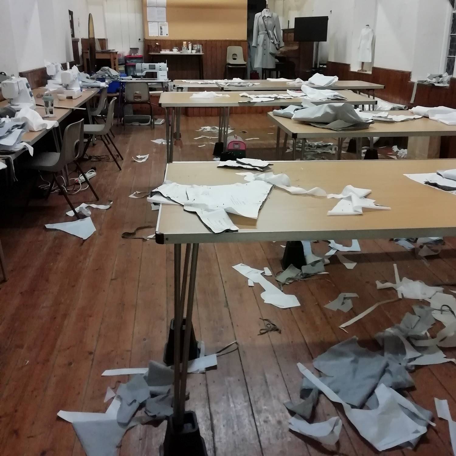 Classroom chaos at end of day 1