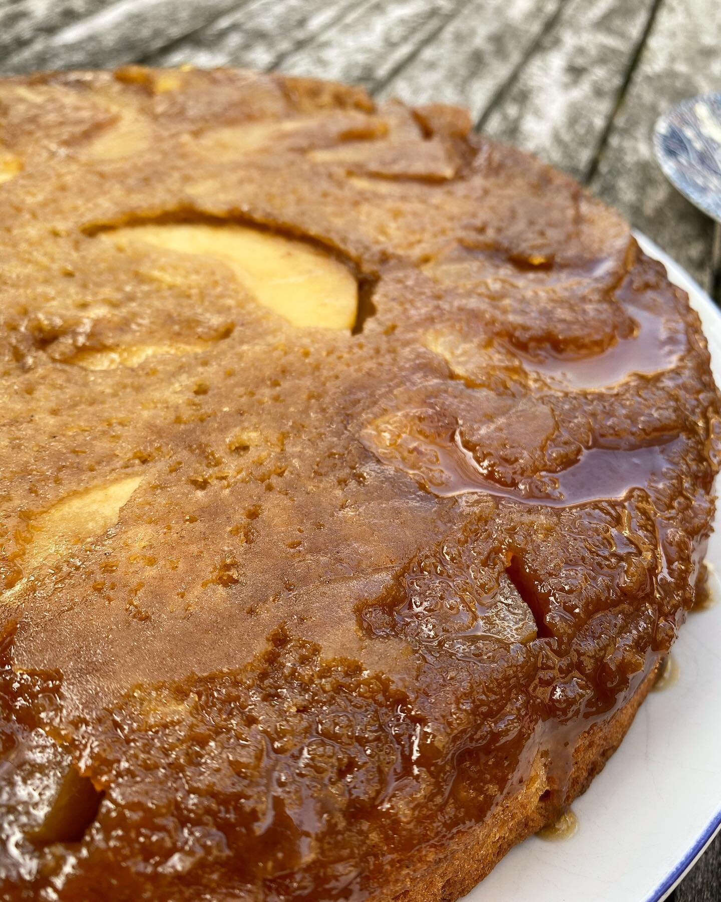 Caramel Apple Cake!
I mean come on! What better way to use up all those gorgeous apples falling from the trees. 
I officially have a day off from cooking today.... &amp; where do I find myself..... back in the kitchen trying out this incredible new c