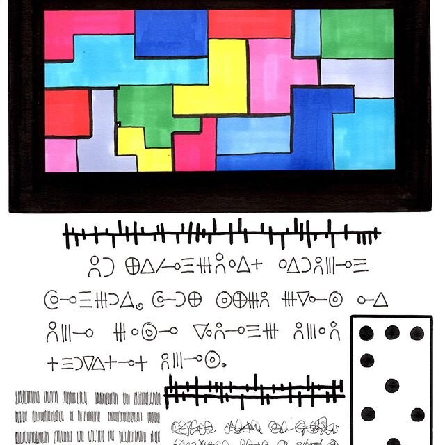 Asemic writing and stuff.