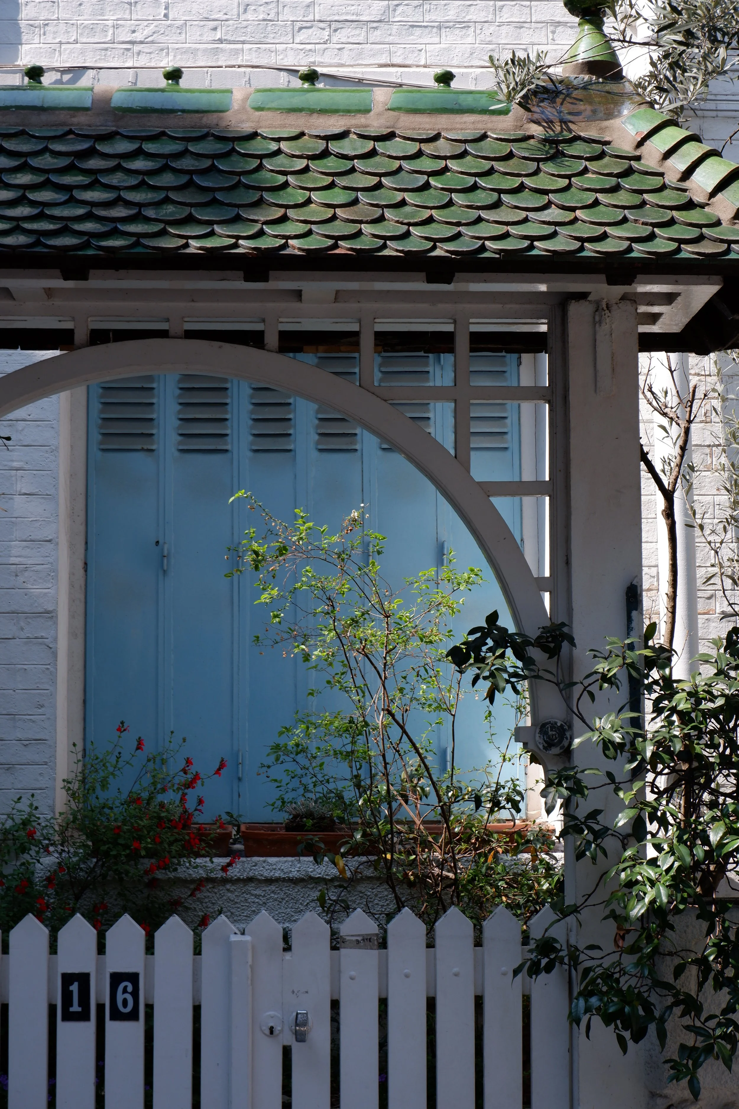 White, Green and Blue 