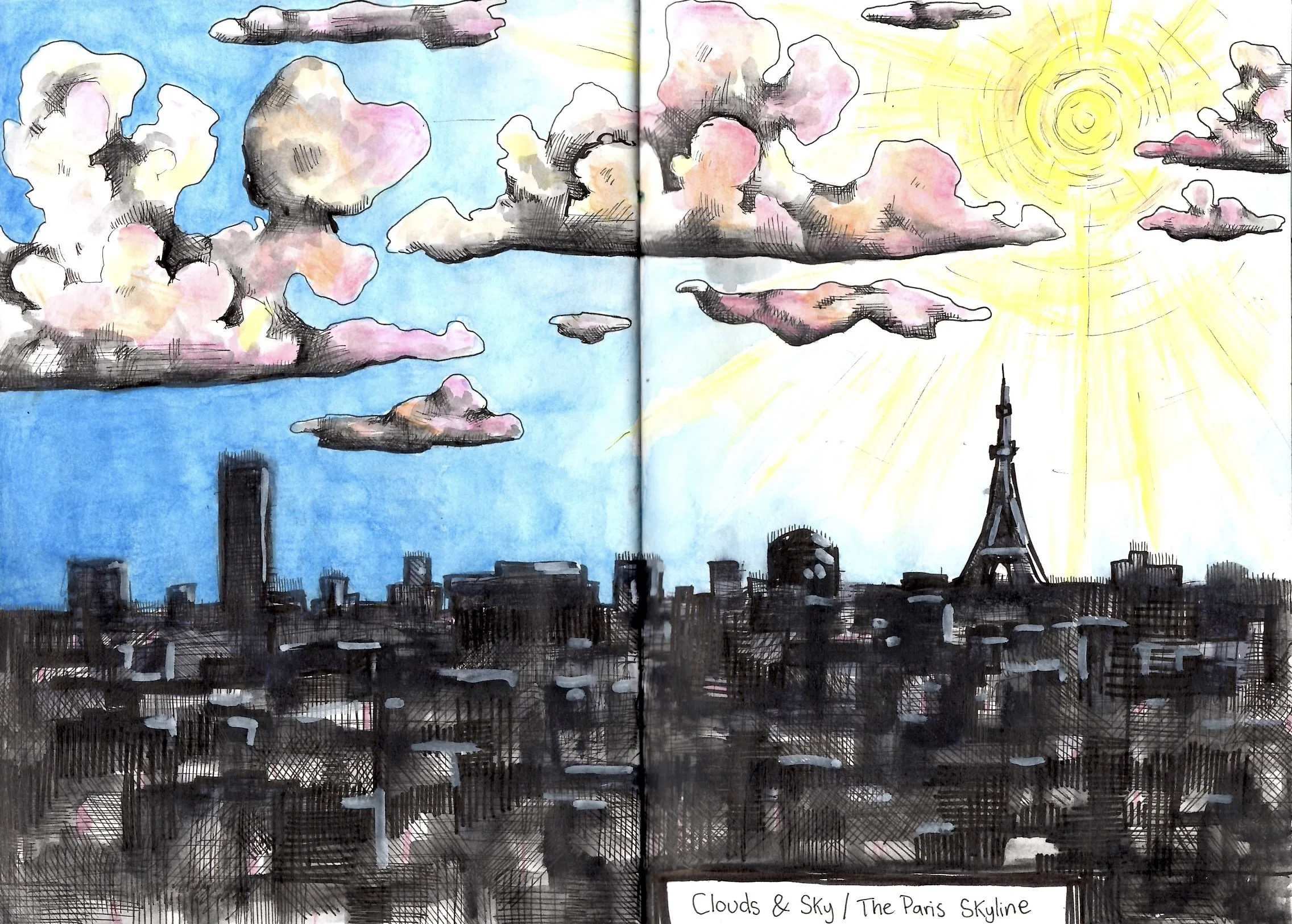 Clouds & Sky/The Paris Skyline.