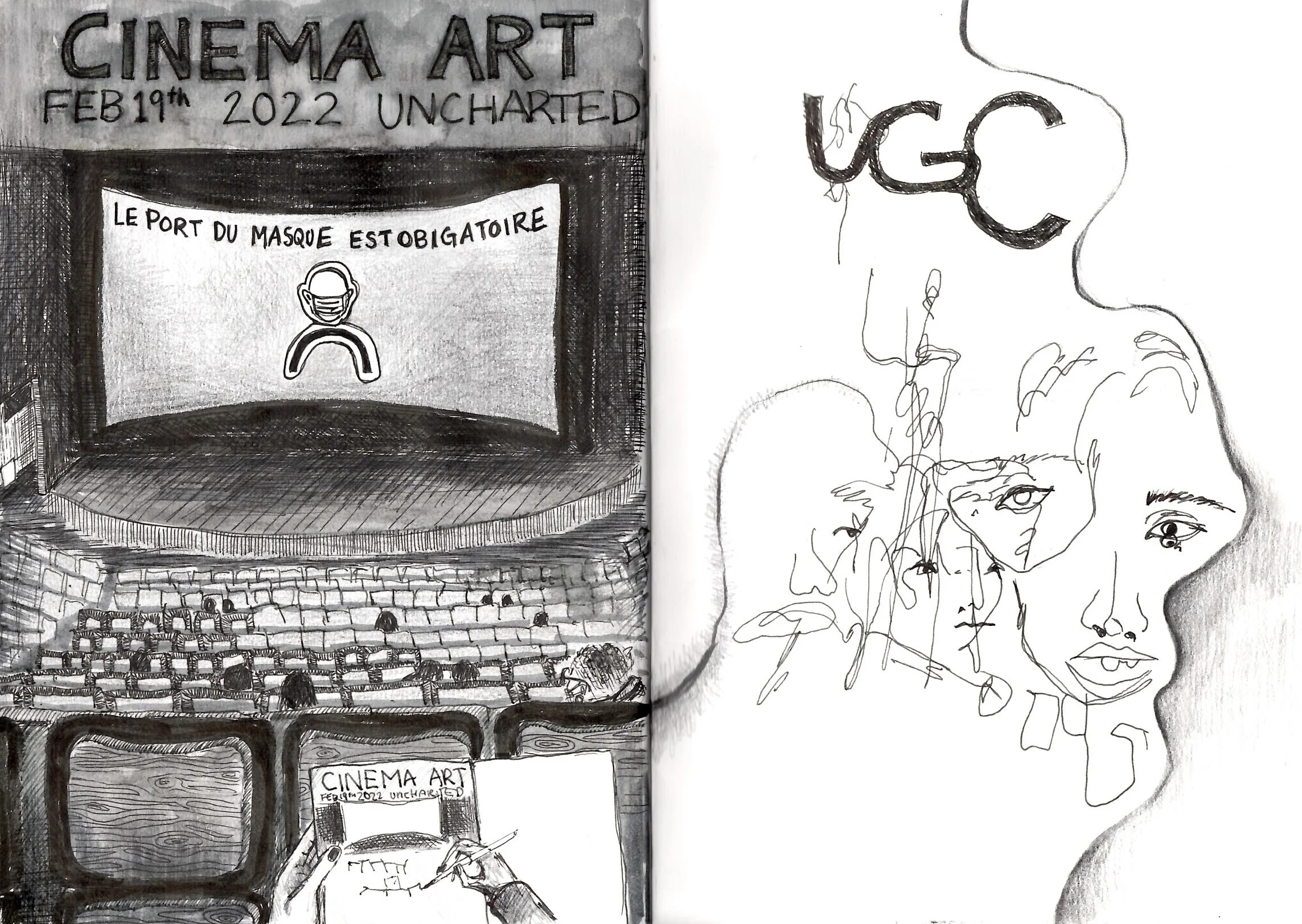 Cinema Drawings.