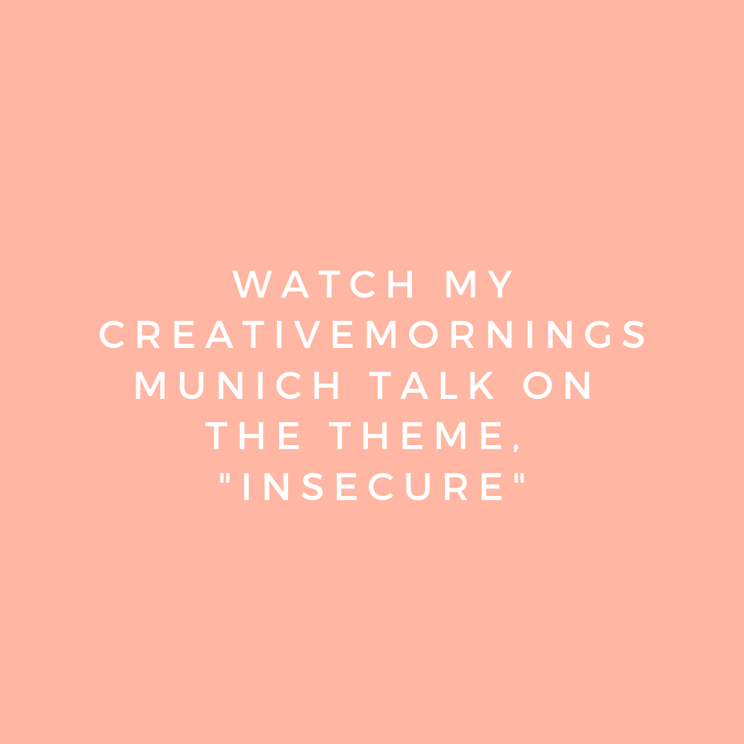 My CreativeMornings Munich Talk 
