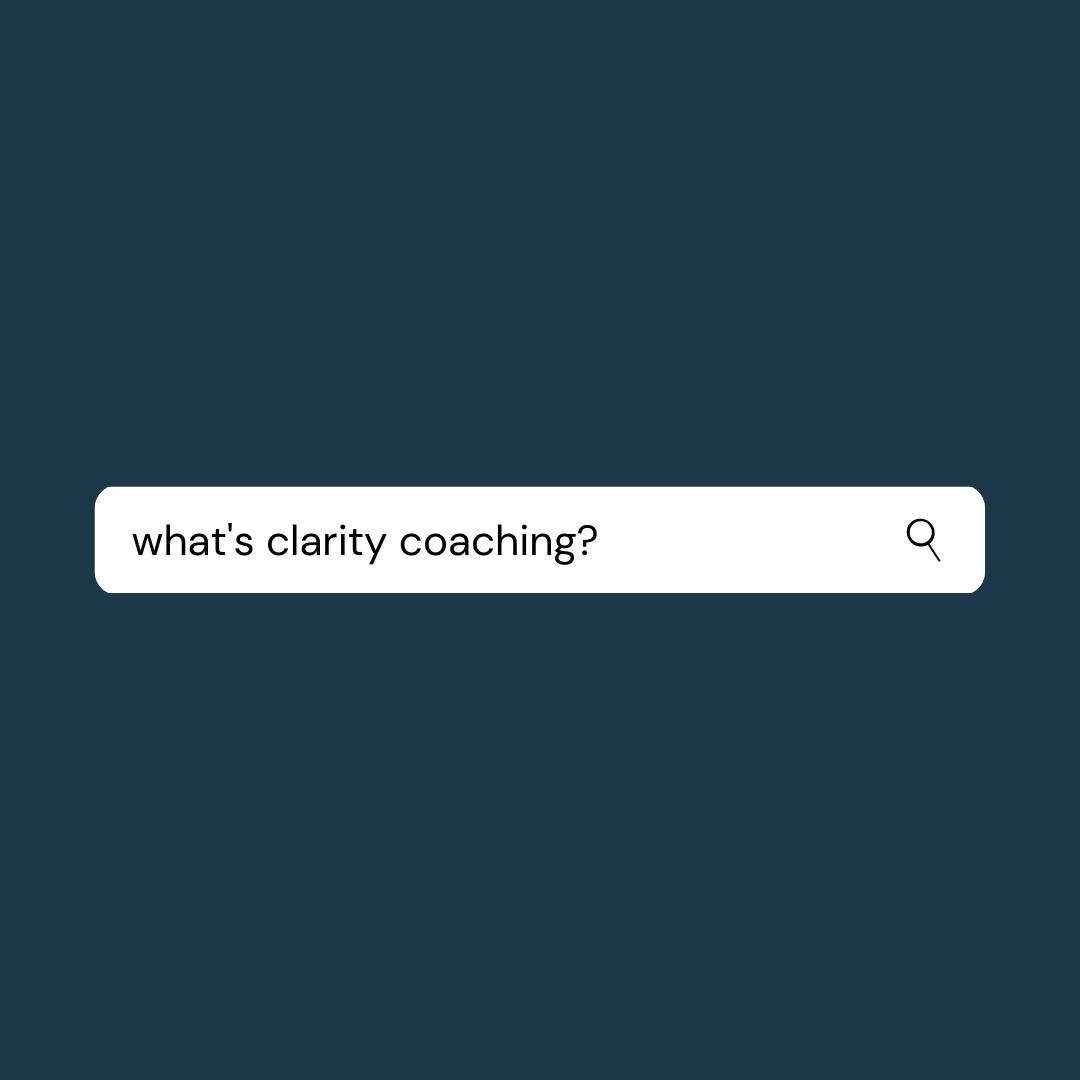 What the heck is clarity coaching??⁠
⁠
⁠
⁠
⁠
👉 Well, IG friends &mdash; you have questions and I've got the answers.⁠
⁠
My brand-new blog post, &quot;What the heck is coaching anyways?&quot; dishes out everything you need to know, including:⁠
⁠
💥 W