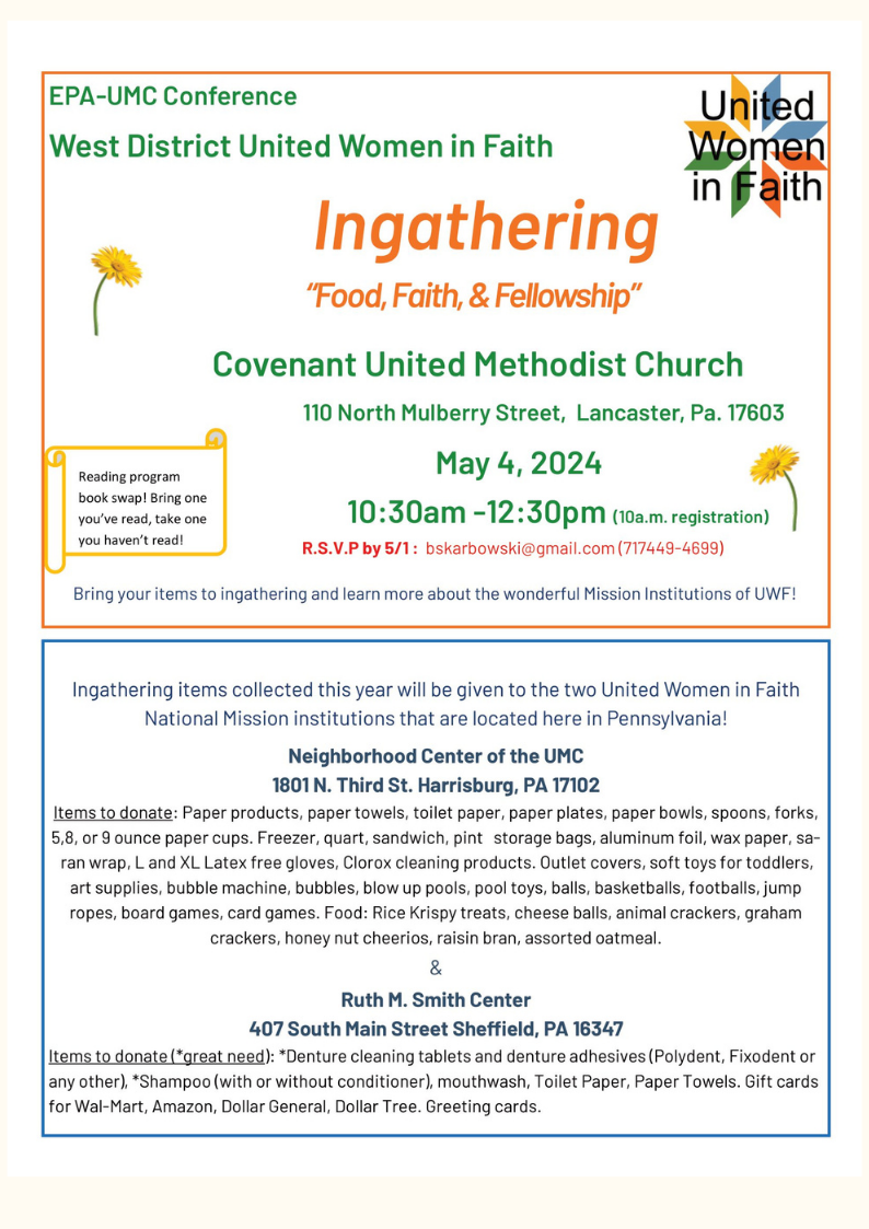 Sermons and Newsletters — Lampeter United Methodist Church