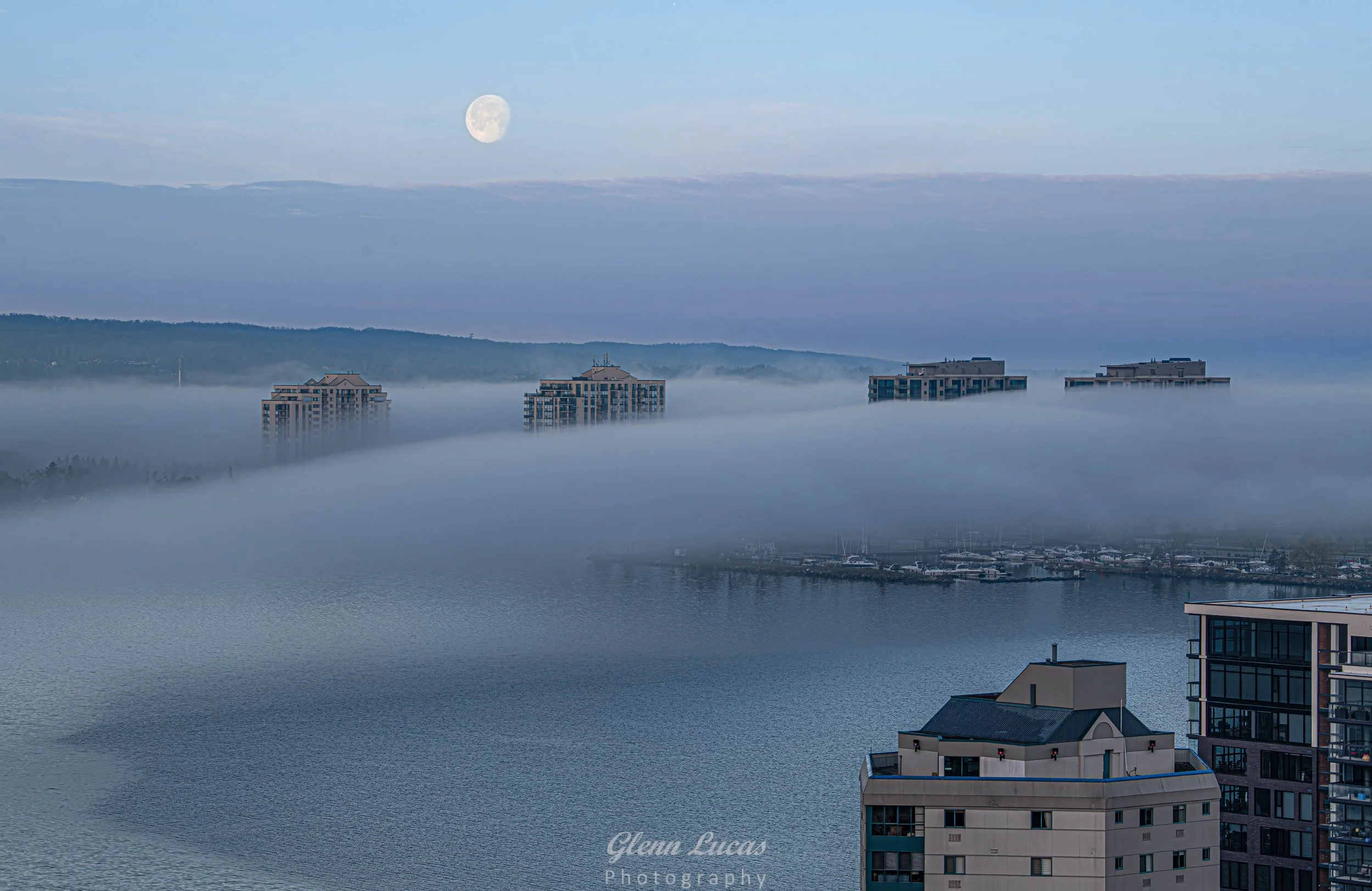 Early Morning Fog Over Barrie