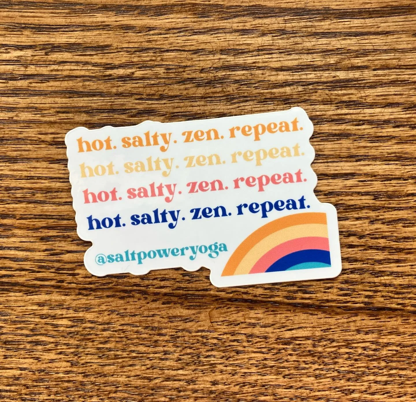 Serving you your pre holiday mantra ⚡️- get your mind right #addsalt #getsalty #hotyoga #salty #zen #rinsedout #holidayprep #familytime #saltoweryoga