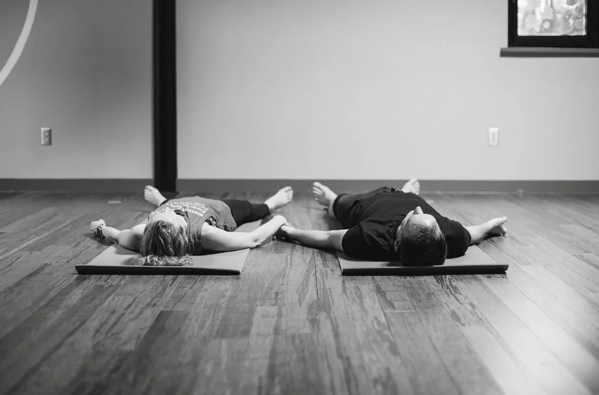 Hi guys! We want to share some important info about Savasana. No shame or blame in this message, just an oh so salty ask for you to please remain on your mat during final rest. Savasana is a vulnerable, hugely important part of our practice. Everyone