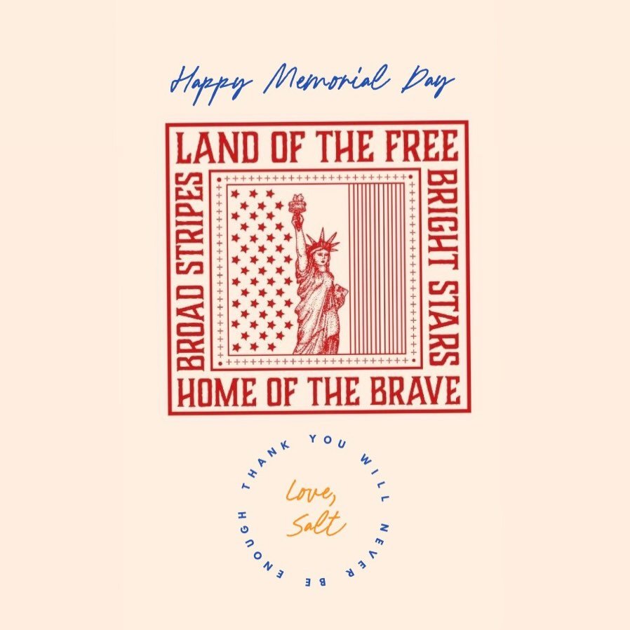 Happy Memorial Day &hearts;️🧡💙- go hold space, love hard and listen well. We&rsquo;ll be back to our regular class schedule tomorrow! #thankyouwillneverbeenough #memorialday🇺🇸