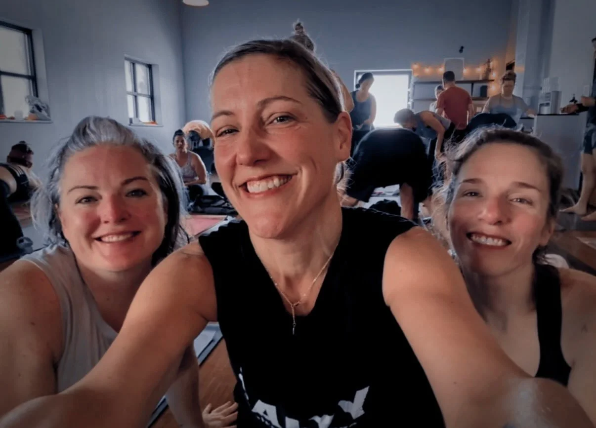 Proof yoga looks good on everyone. It&rsquo;s a beautiful thing we get to do here 🌊&hearts;️🧂⚡️ #addsalt #salted #getsalty #yogaworks #saltpoweryoga