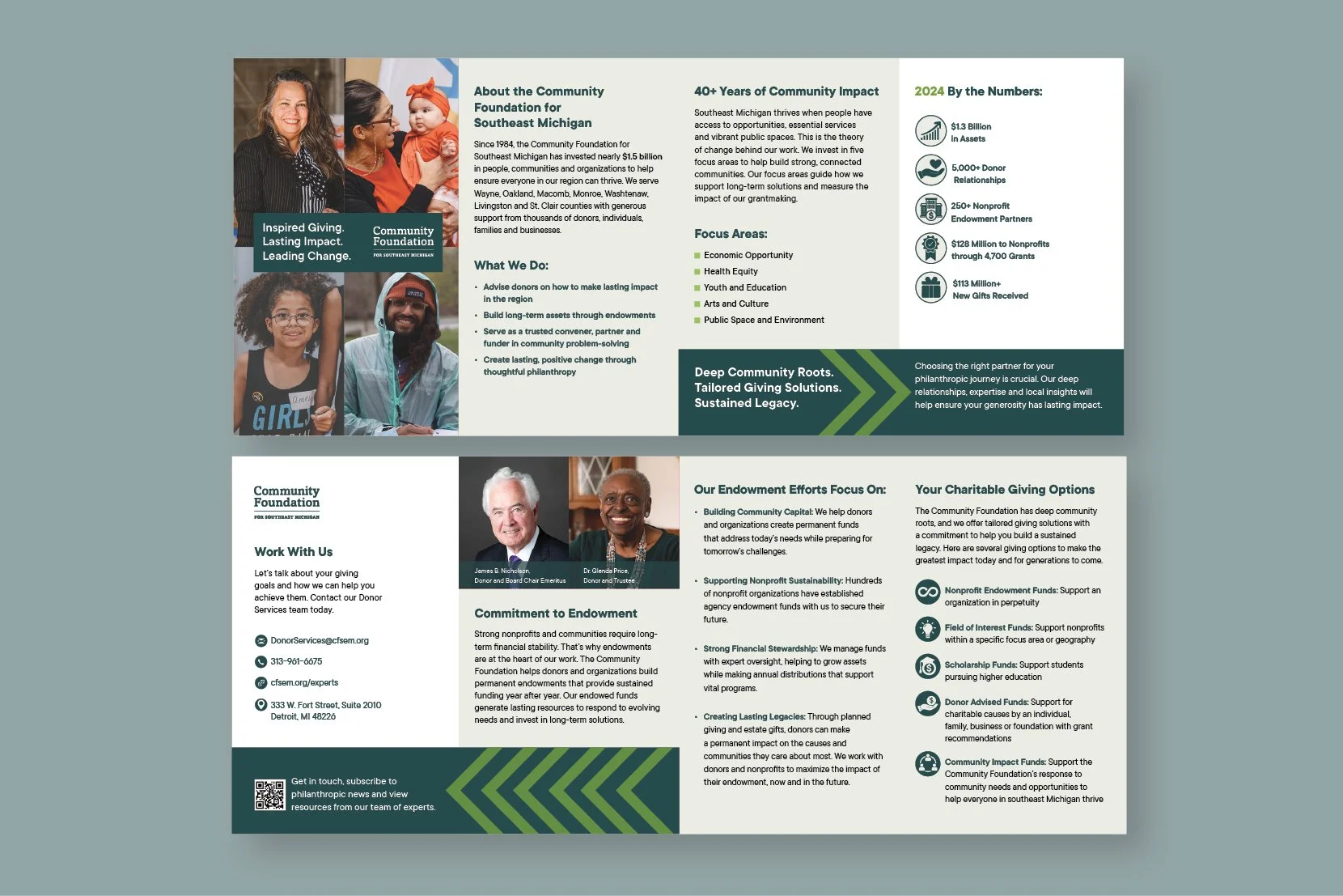 Quadfold brochure