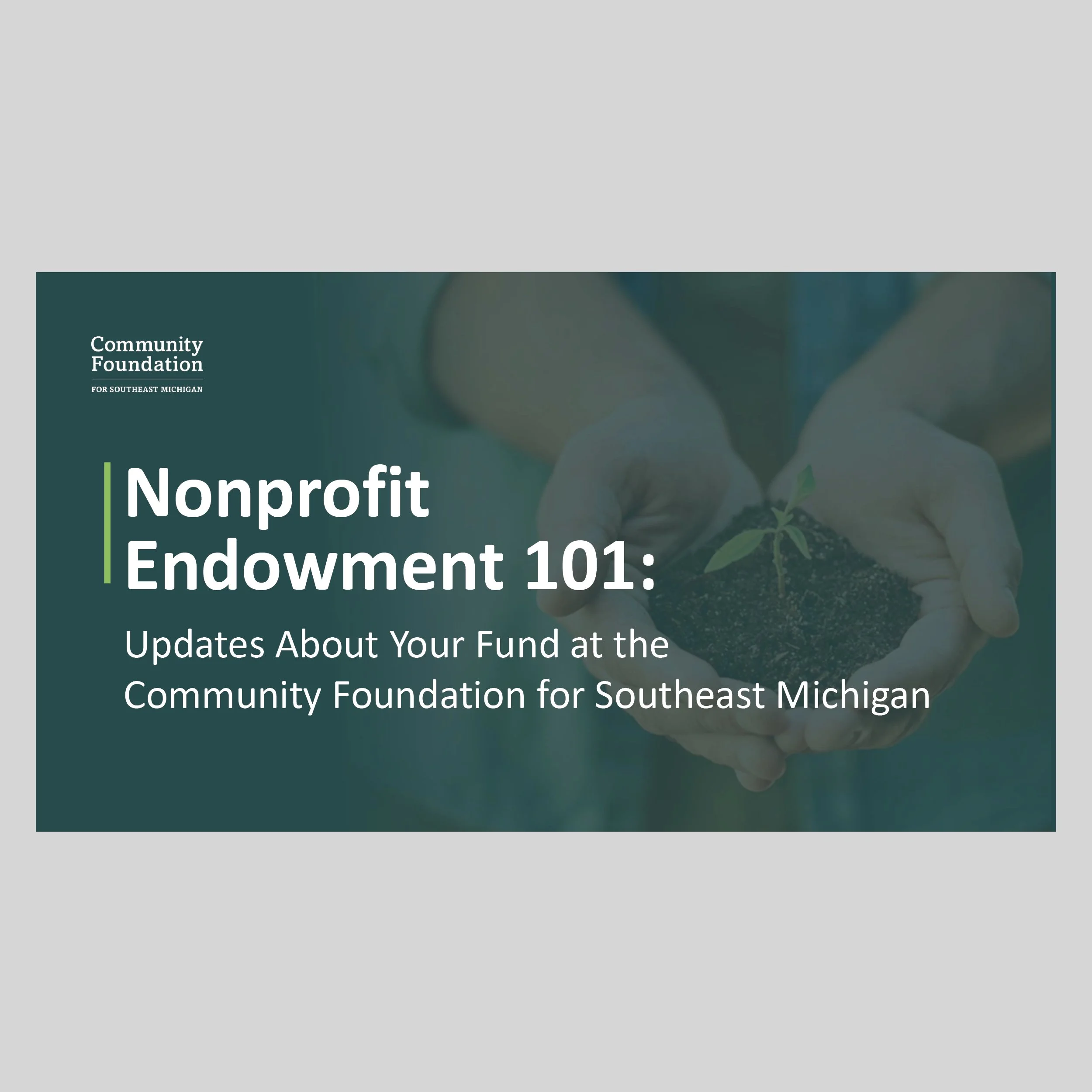 Presentations and event signage