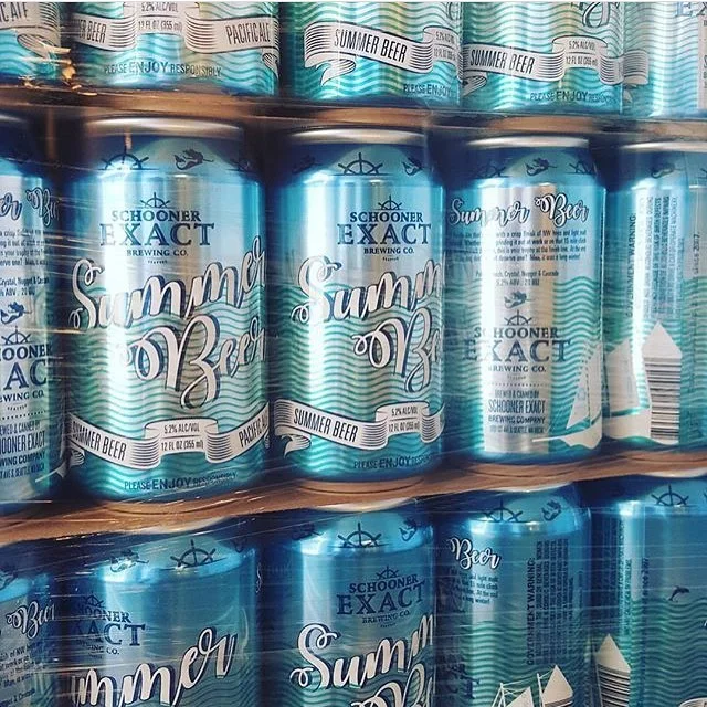 Super happy with how these Summer Beer cans turned out! I was able to play with gradients due to the full color wrap vs. direct print on the can. #ohbeautifulbeer #craftbeer #beeradvocate #beerart