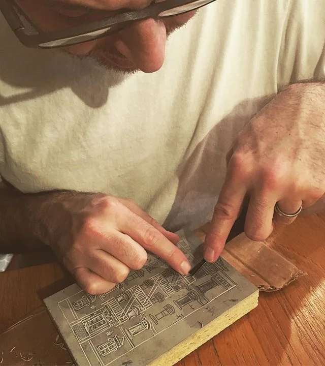 Progress shot! #wip #beerlabel #ipa #linocut