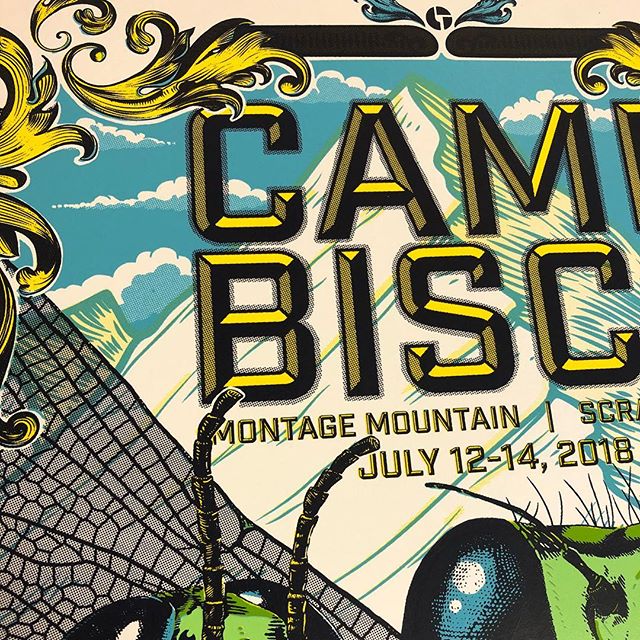 I still have some AP signed Camp Bisco posters available! A few on white and only 1 or 2 on foil left. #posterart #musicposter #campbisco