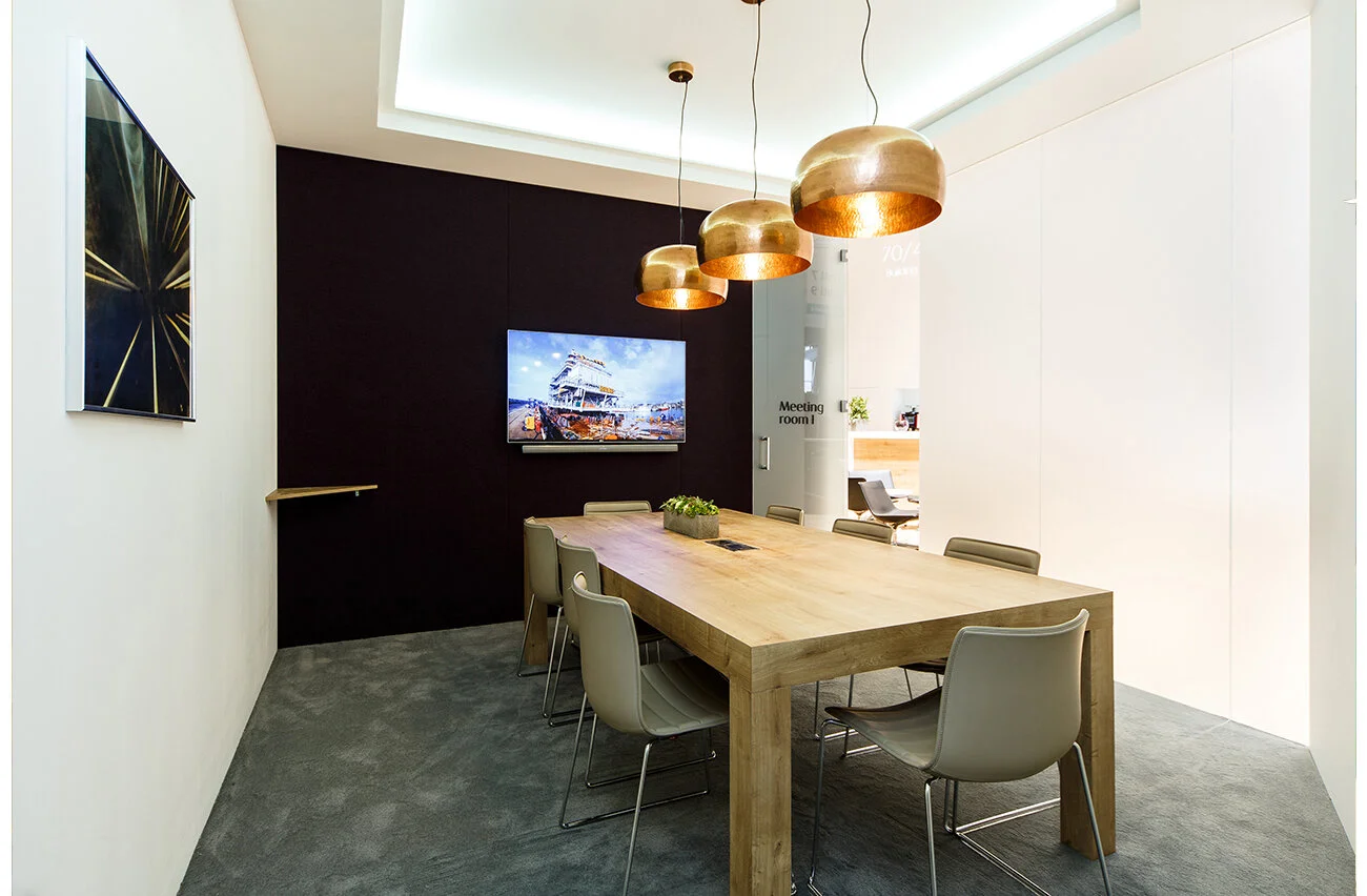 Elegant Scandi inspired meeting room