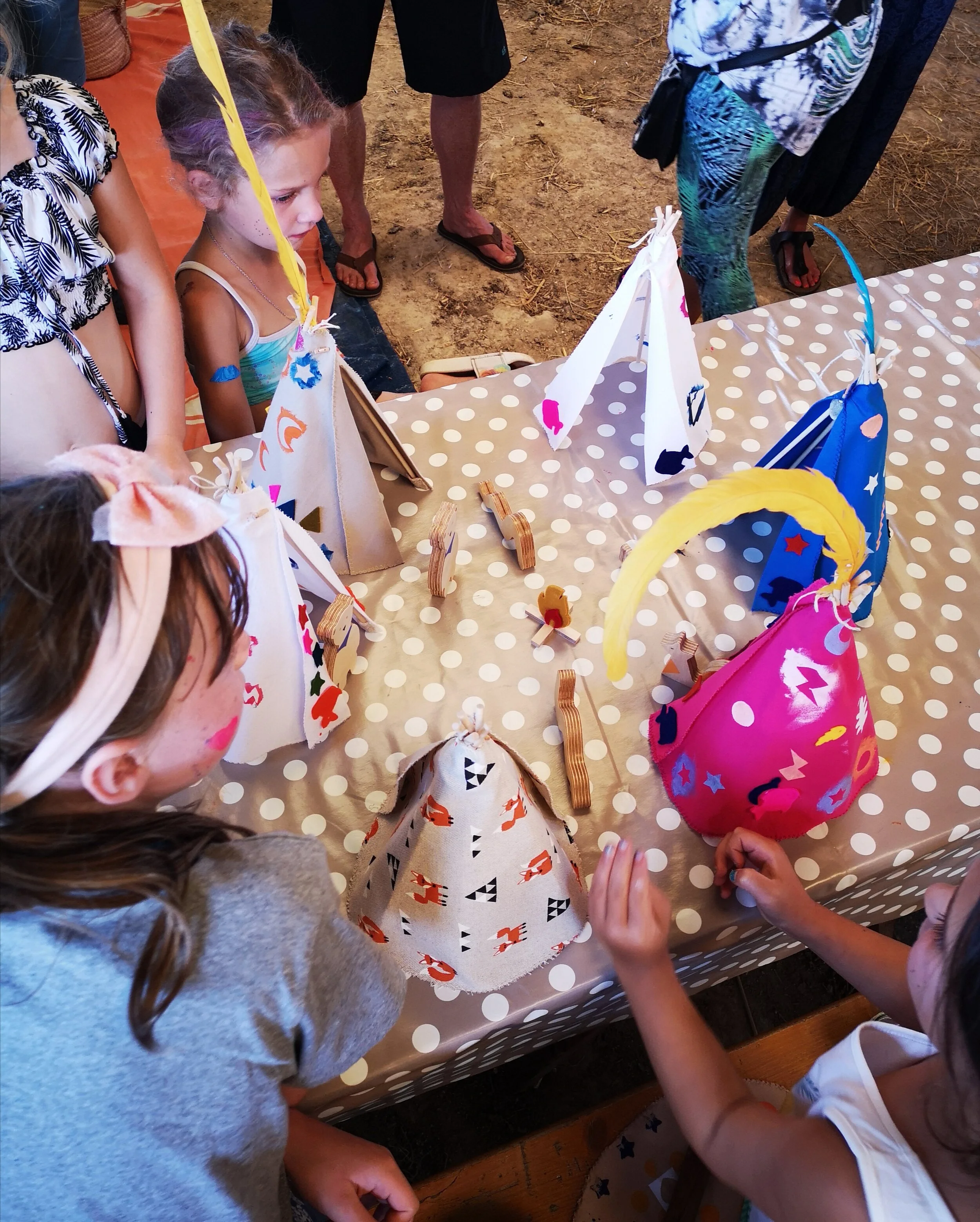 Teepee making