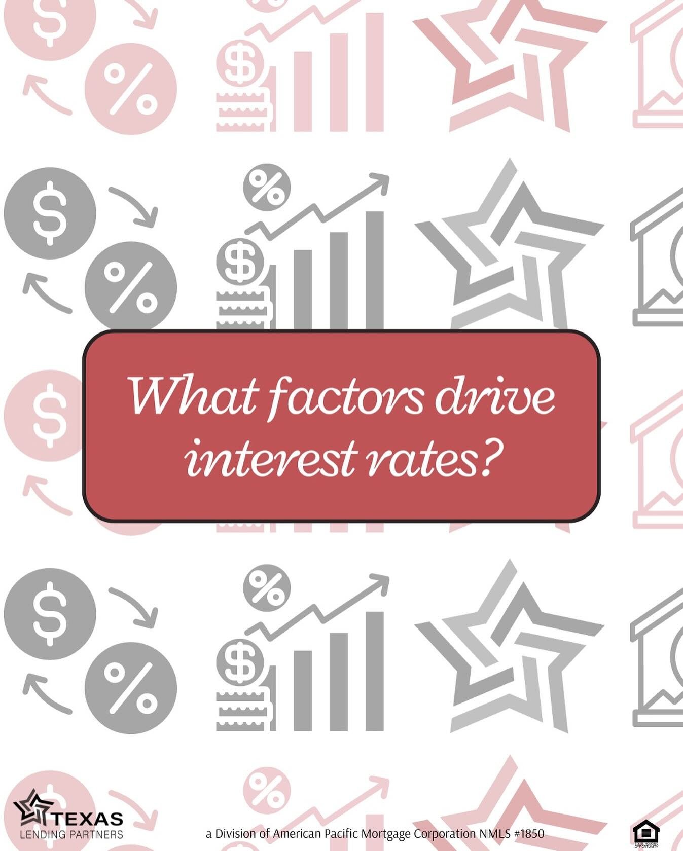 Interest rates are shaped by a variety of elements: economic indicators like inflation, market dynamics such as supply and demand, Federal Reserve policies, and personal factors including property type, your credit score, and down payment size.

Whil