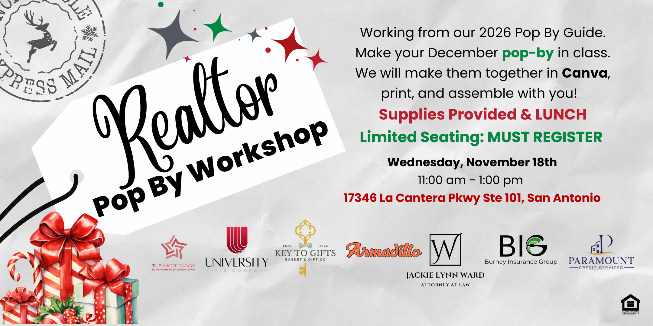 Realtor Pop By Workshop
