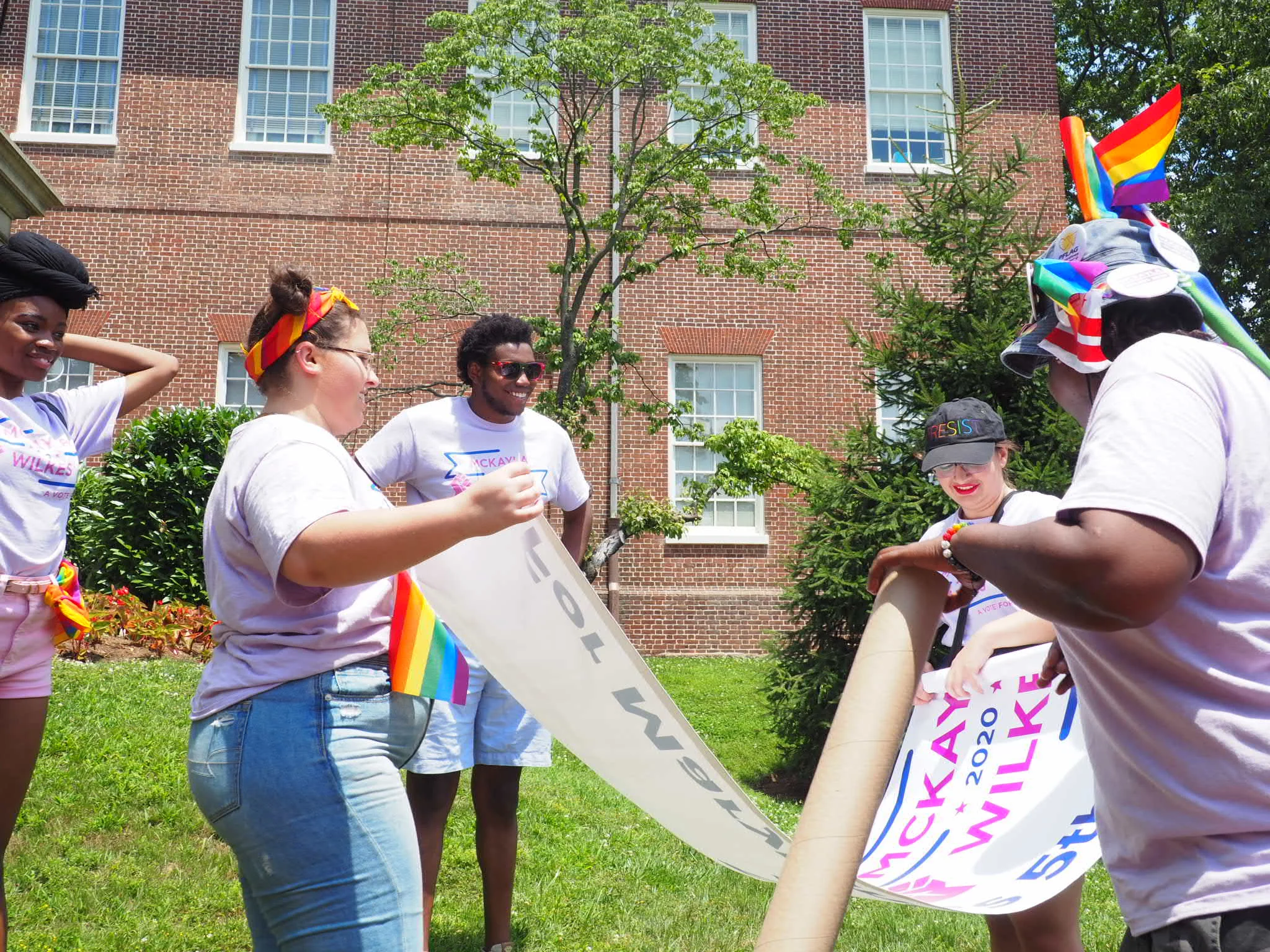 Campaign team at Annapolis Pride 2019