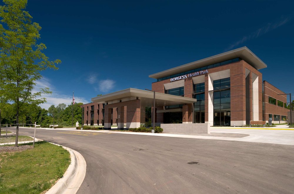 Borgess Health Park. Construction by AVB Construction.