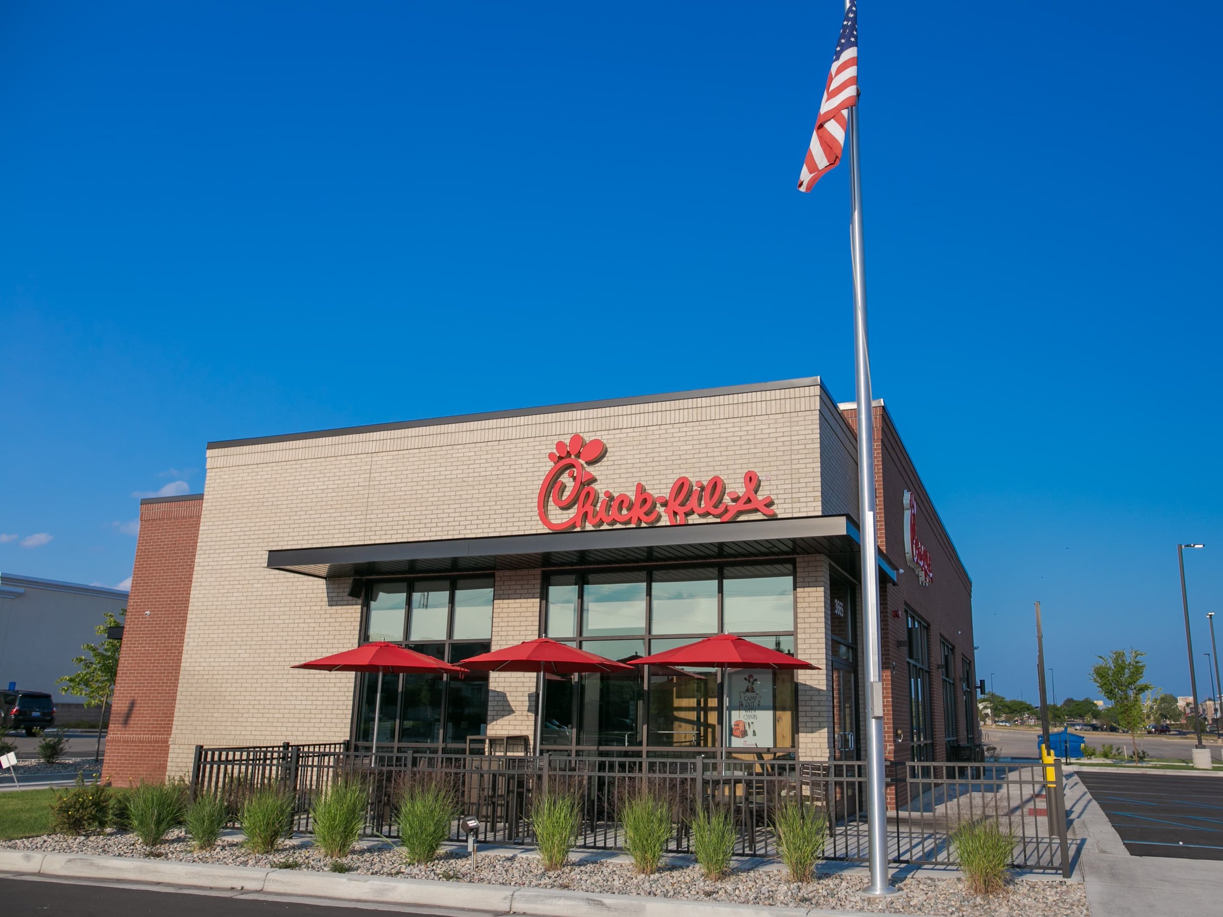Chick-Fil-A. Construction by Wolverine Building Group.