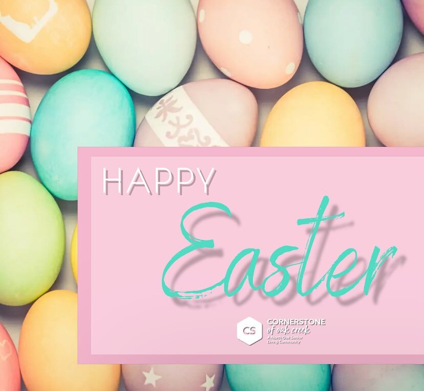 Wishing you an EGG-cellent Easter from all of us at Cornerstone of Oak Creek
.
.
.
#assistedliving #seniorliving