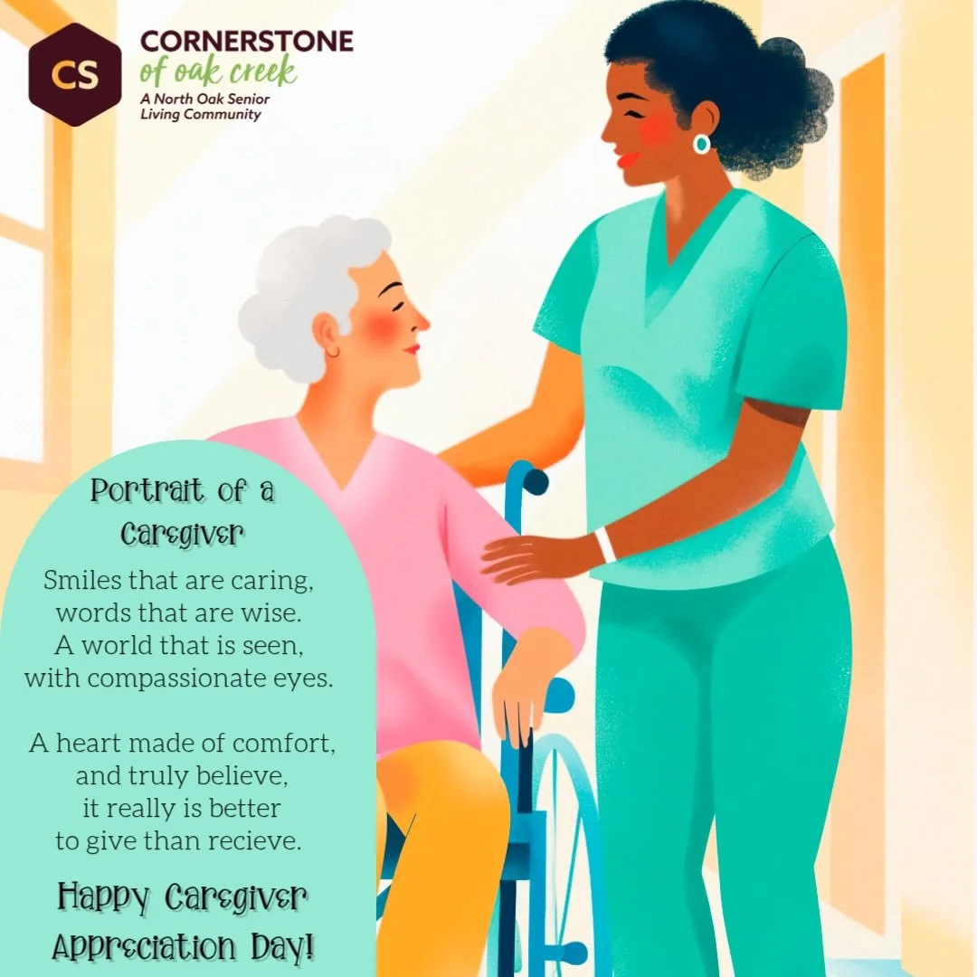 It takes a special kind of person to be a caregiver&mdash;and we have the very best. 
.
.
.
Happy Caregiver Appreciation Day to our incredible caregivers. Thank you for the comfort you provide, the smiles you share, and the dignity and respect you sh