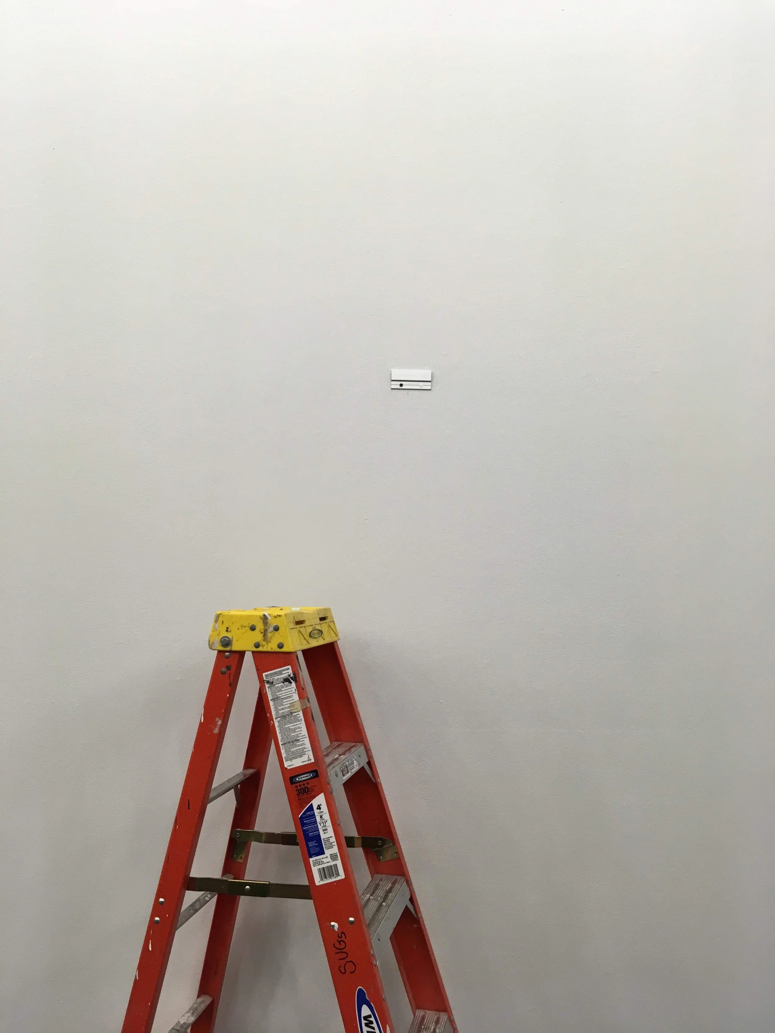  Installation of French cleat on wall 